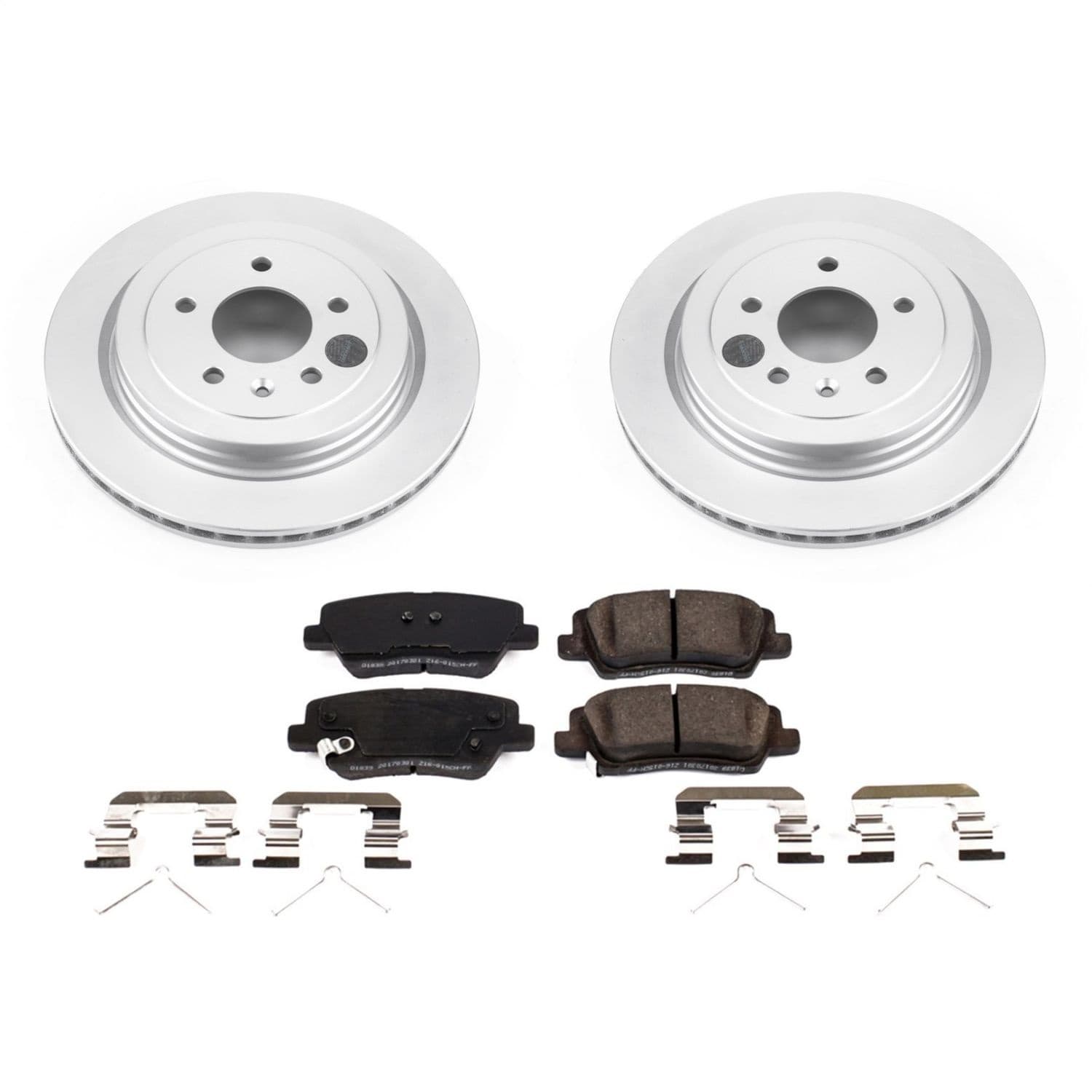Power Stop - CRK7401 - Rear - Disc Brake Pad and Rotor Kit image 1