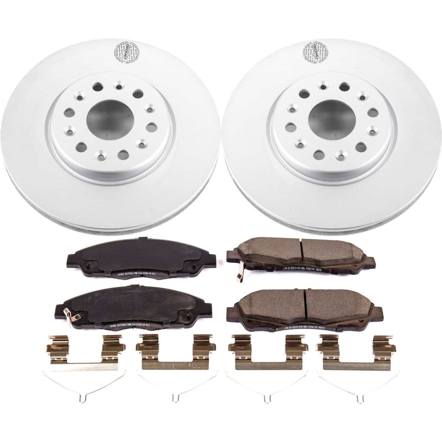 Power Stop - CRK7409 - Front - Disc Brake Pad and Rotor Kit image 1