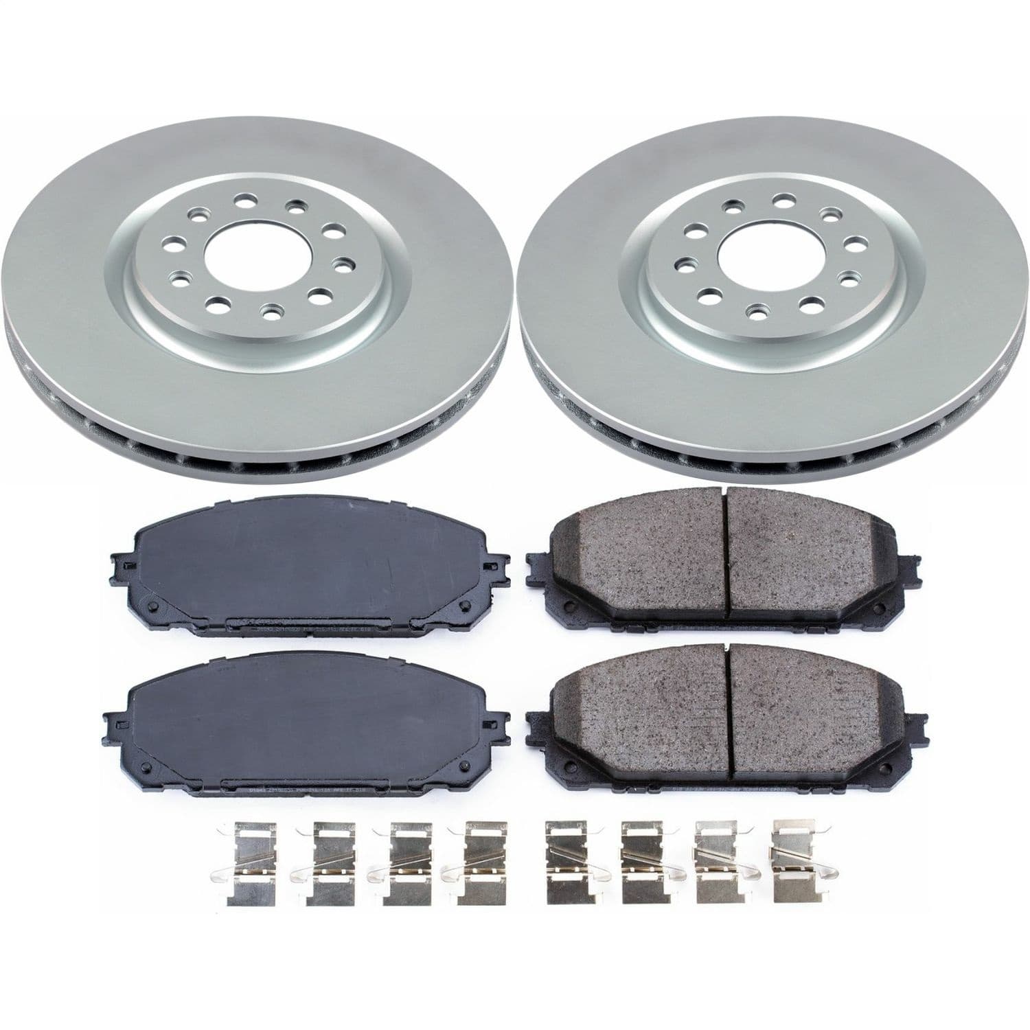 Power Stop - CRK7414 - Front - Disc Brake Pad and Rotor Kit image 1