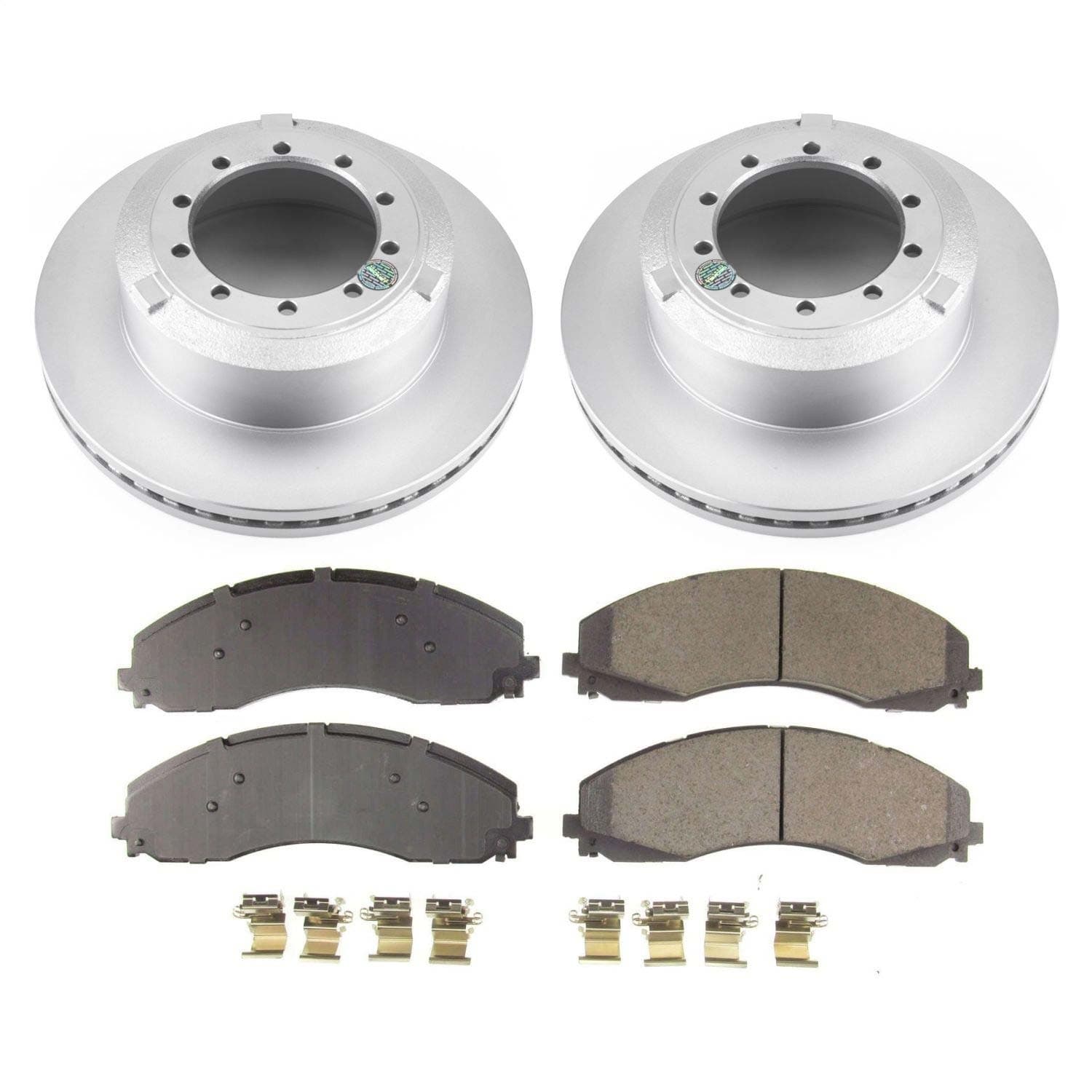 Power Stop - CRK7424 - Rear - Disc Brake Pad and Rotor Kit image 1
