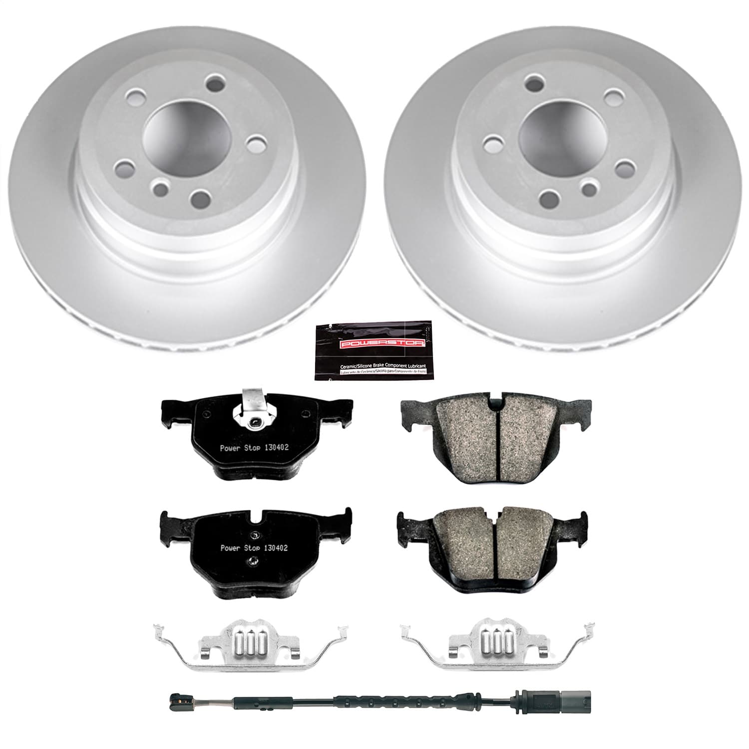 Power Stop - CRK7429 - Rear - Disc Brake Pad and Rotor Kit image 1