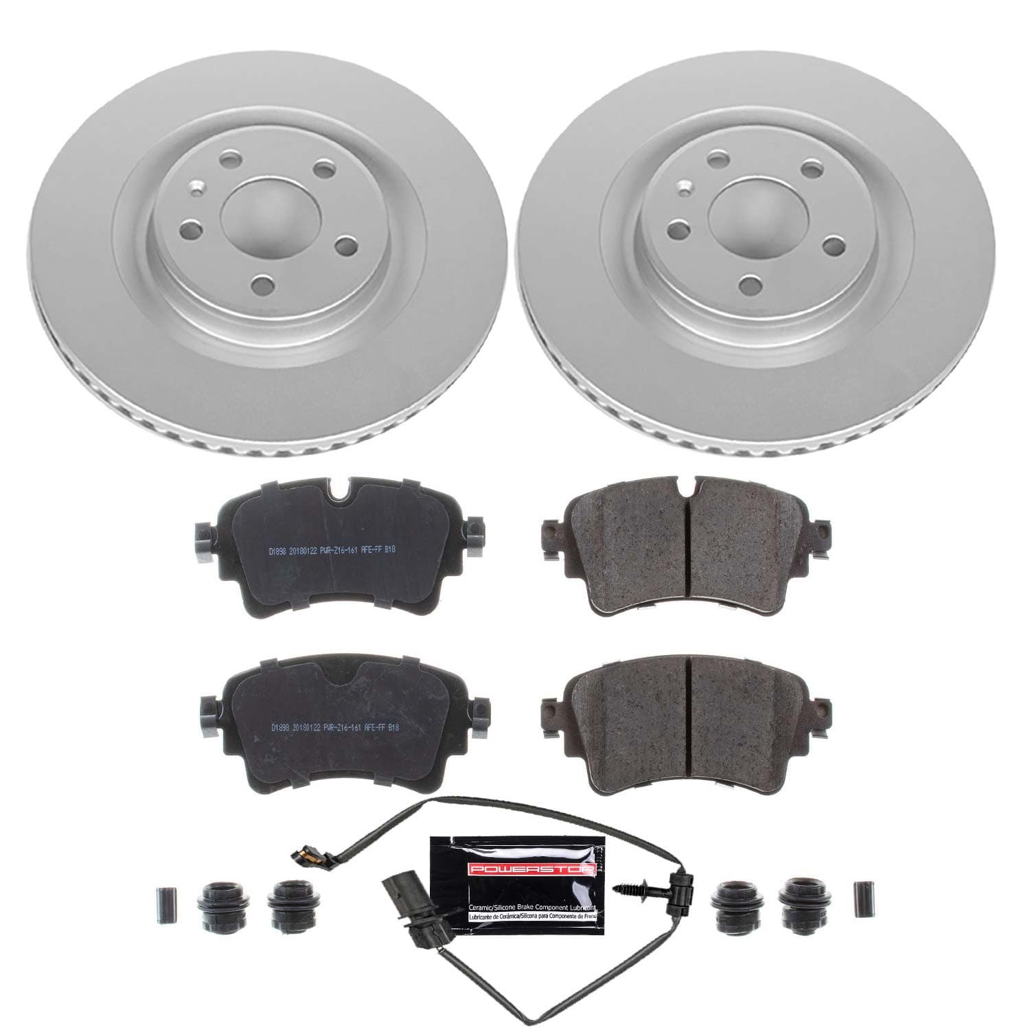 Power Stop - CRK7431 - Rear - Disc Brake Pad and Rotor Kit image 1