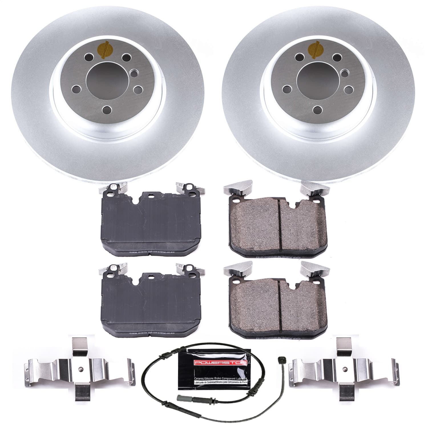 Power Stop - CRK7435 - Front - Disc Brake Pad and Rotor Kit image 1