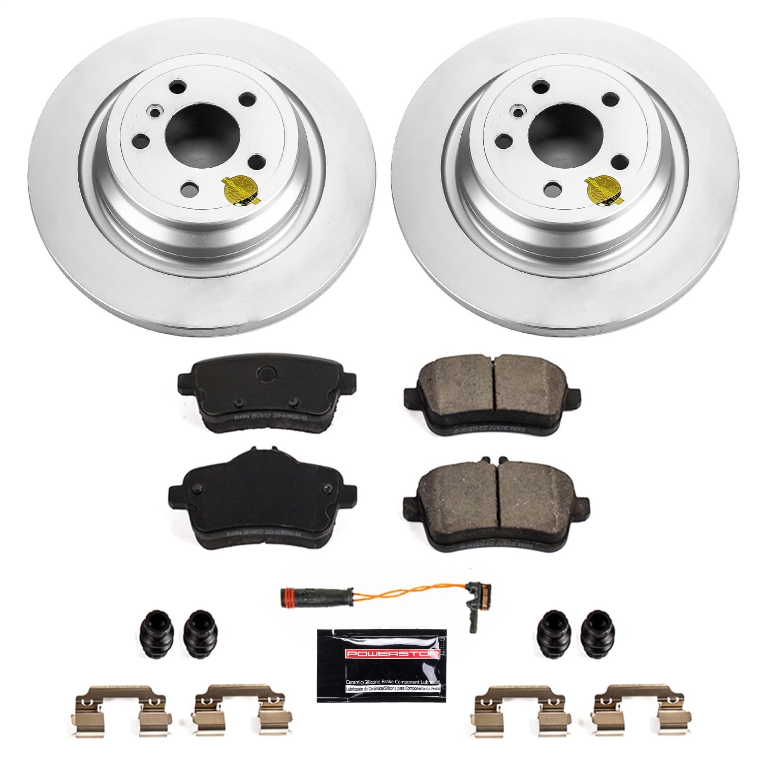 Power Stop - CRK7440 - Rear - Disc Brake Pad and Rotor Kit image 1