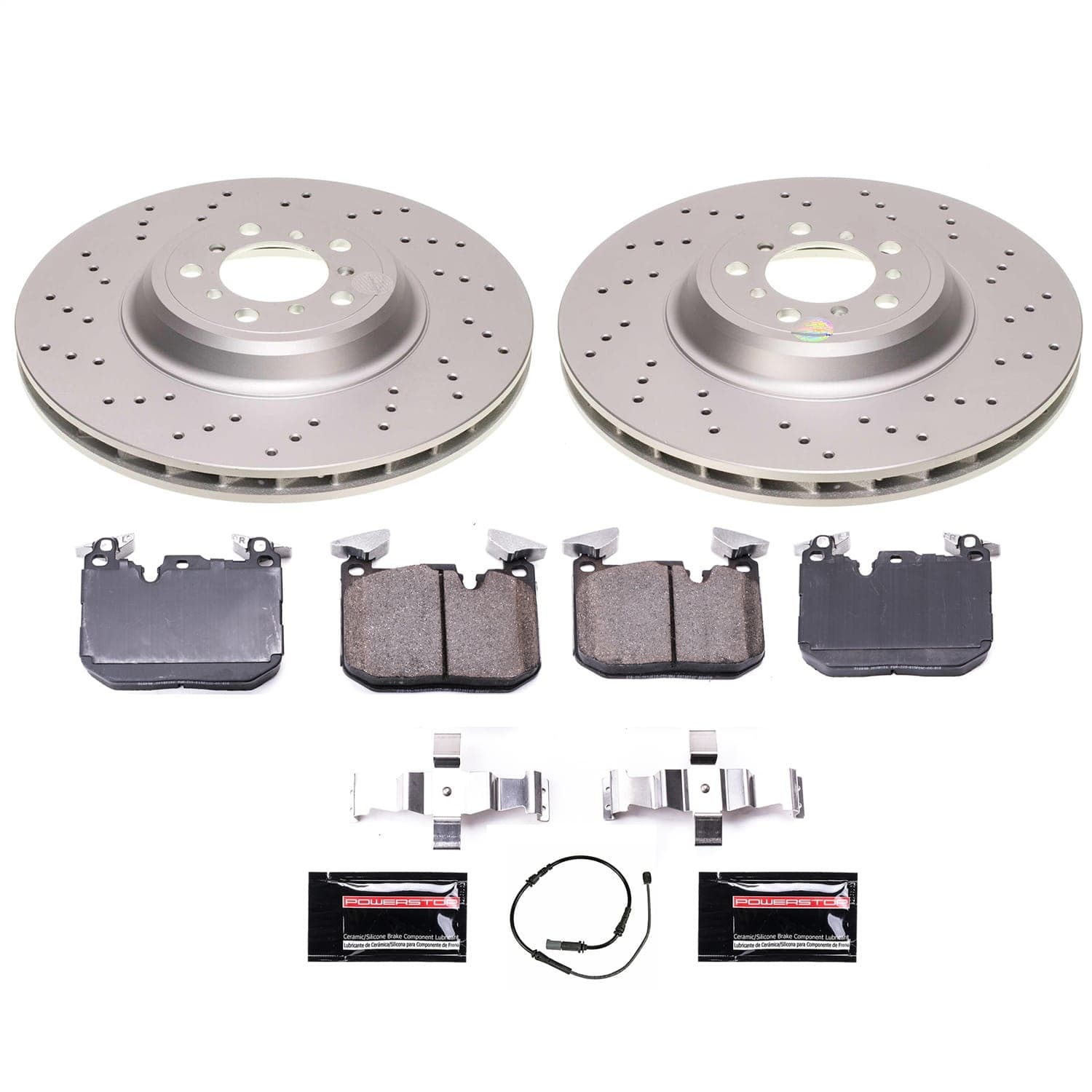 Power Stop - CRK7446 - Front - Disc Brake Pad and Rotor Kit image 1