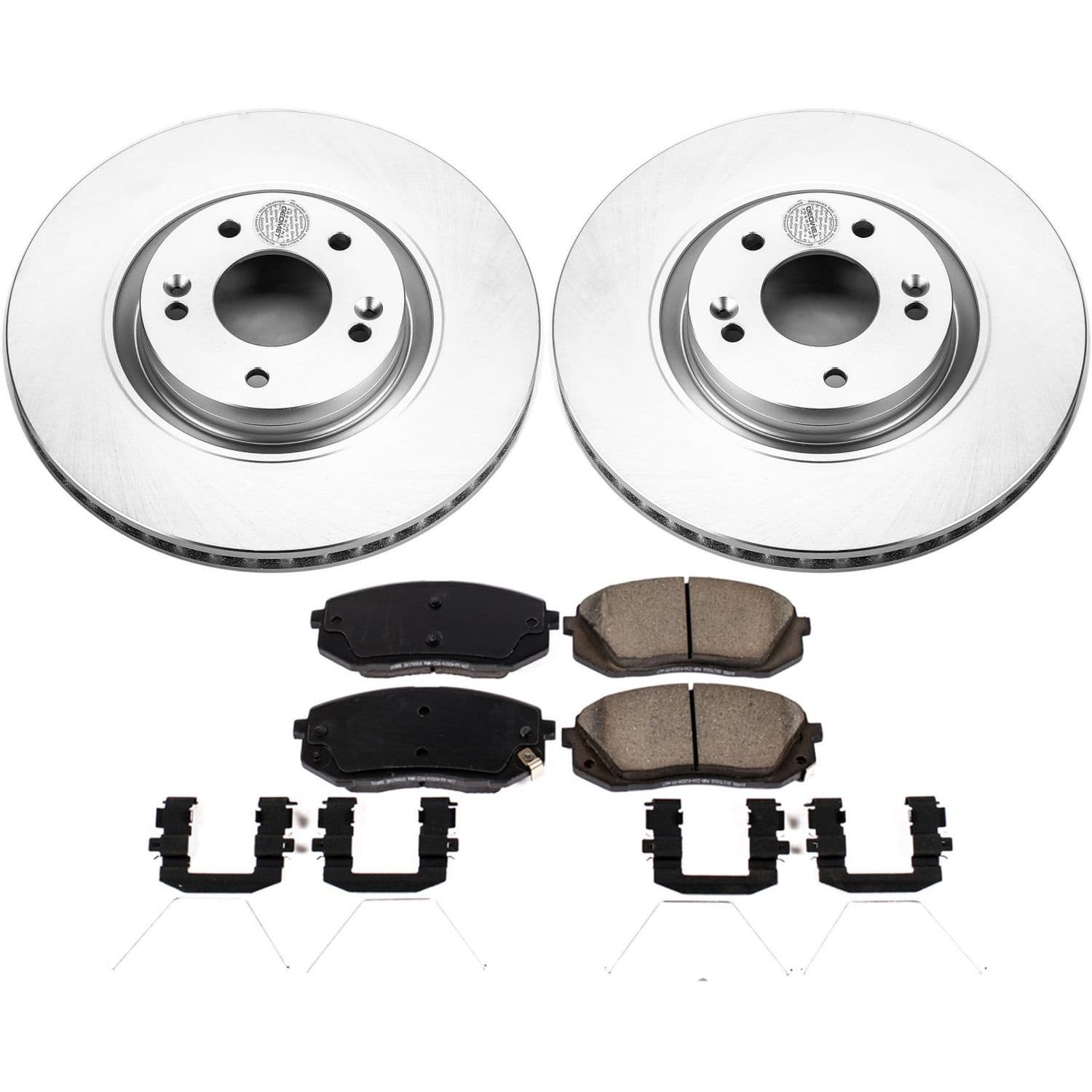 Power Stop - CRK7509 - Front - Disc Brake Pad and Rotor Kit image 1