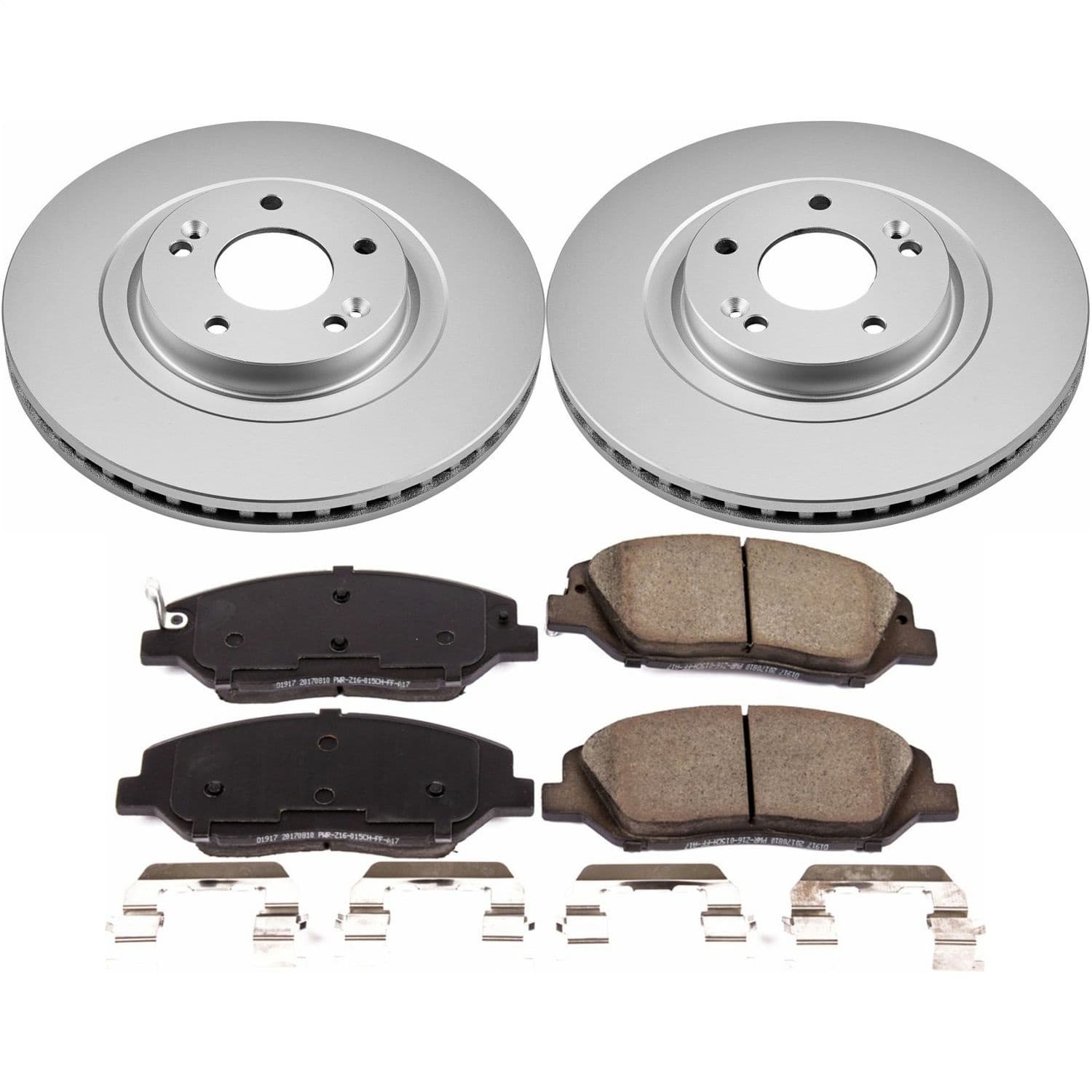 Power Stop - CRK7513 - Front - Disc Brake Pad and Rotor Kit image 1