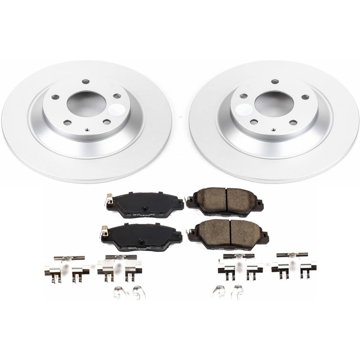 Power Stop - CRK7516 - Rear - Disc Brake Pad and Rotor Kit image 1