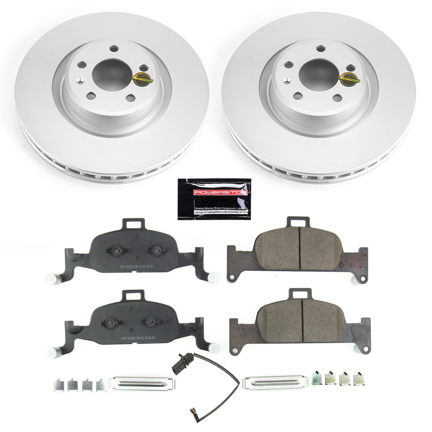 Power Stop - CRK7648 - Front - Disc Brake Pad and Rotor Kit image 1