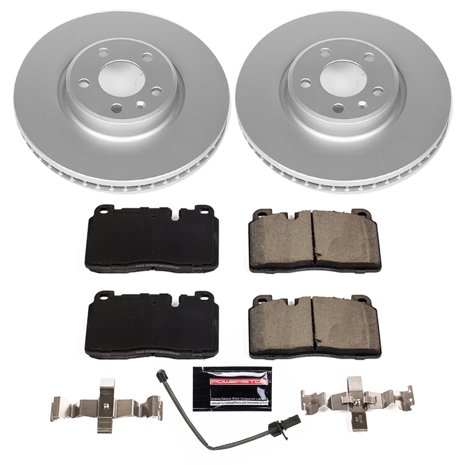 Power Stop - CRK7653 - Front - Disc Brake Pad and Rotor Kit image 1