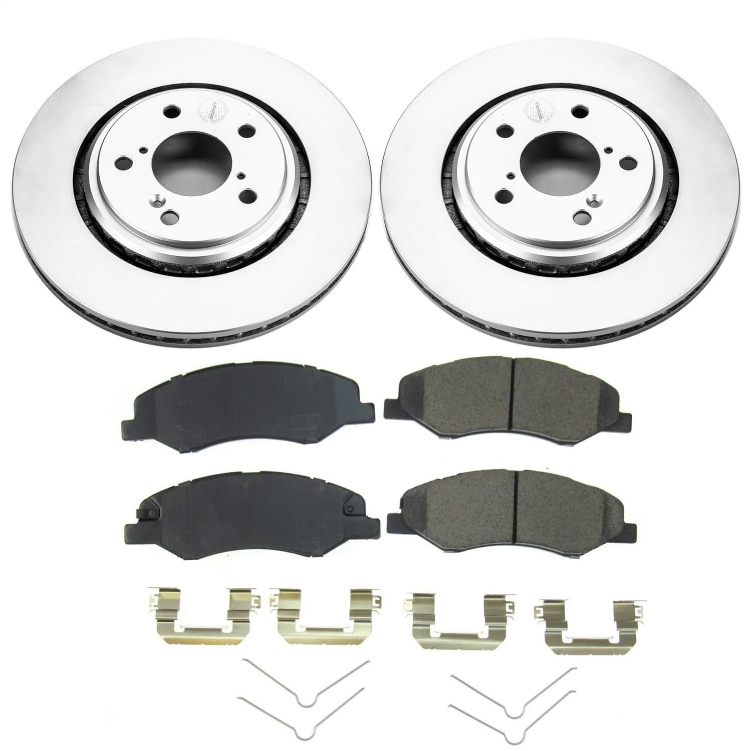 Power Stop - CRK7670 - Front - Disc Brake Pad and Rotor Kit image 1