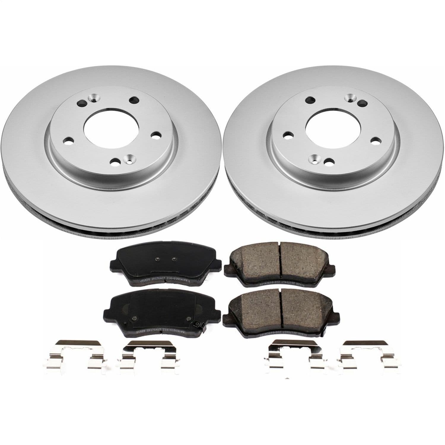 Power Stop - CRK7672 - Front - Disc Brake Pad and Rotor Kit image 1