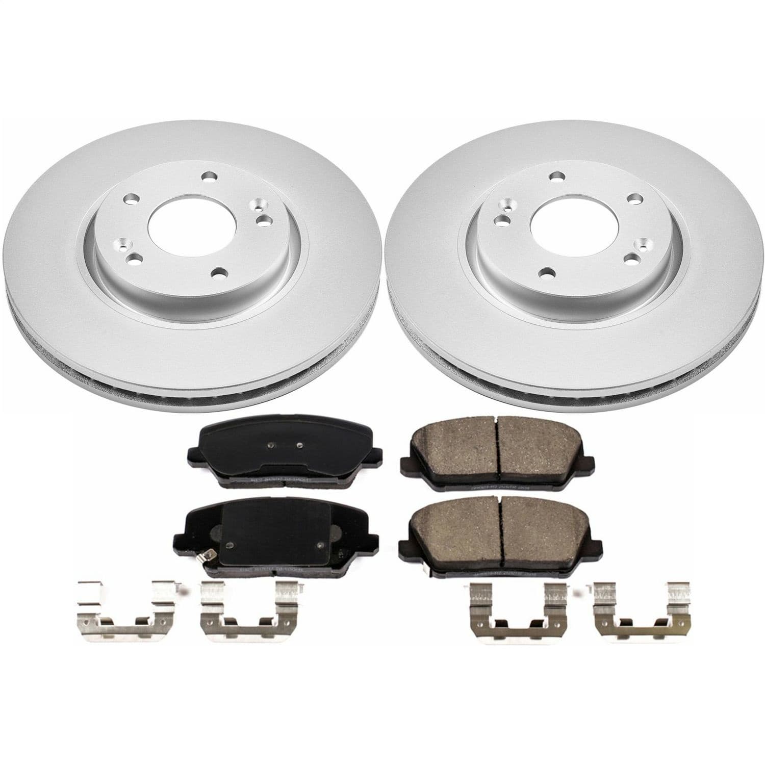 Power Stop - CRK7673 - Front - Disc Brake Pad and Rotor Kit image 1
