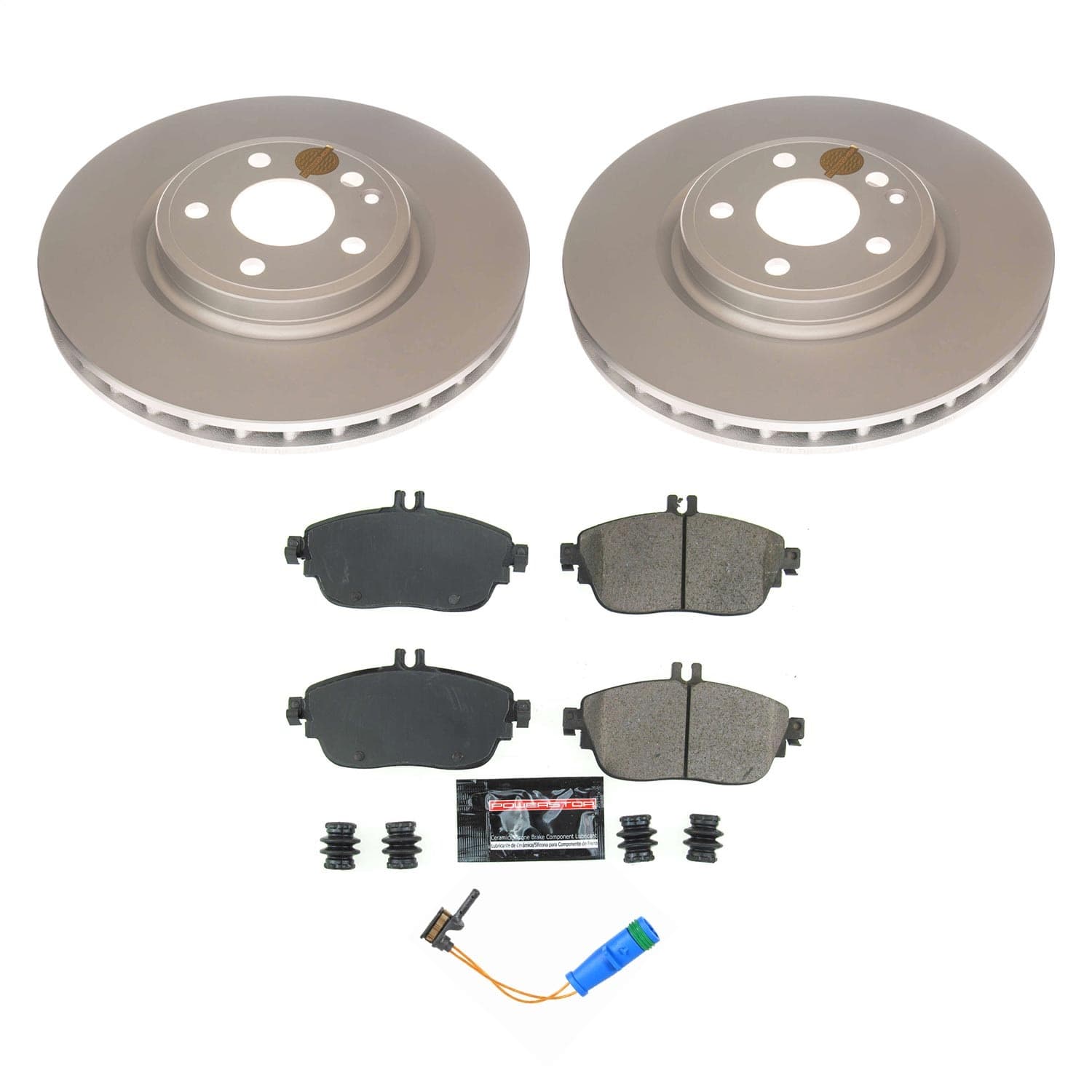 Power Stop - CRK7674 - Front - Disc Brake Pad and Rotor Kit image 1