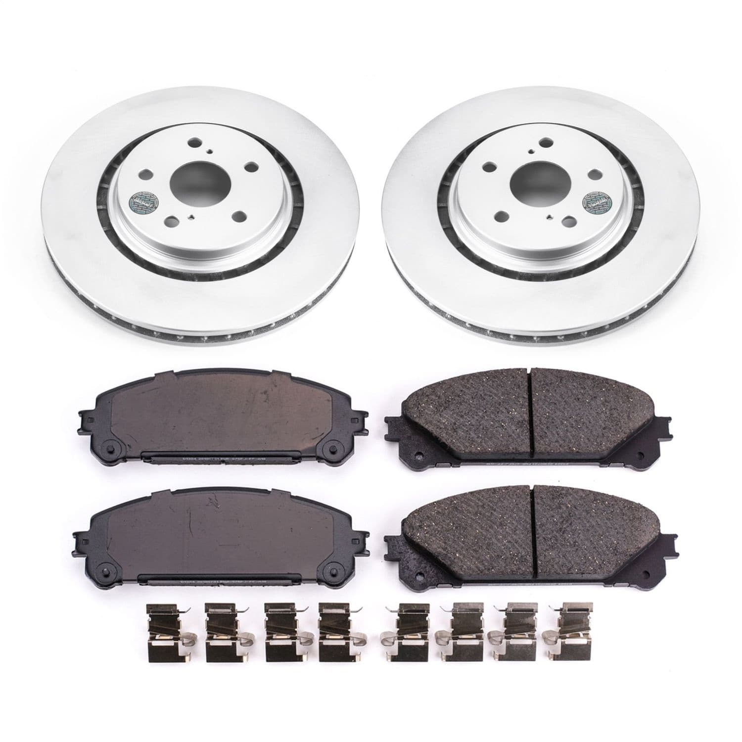 Power Stop - CRK7688 - Front - Disc Brake Pad and Rotor Kit image 1
