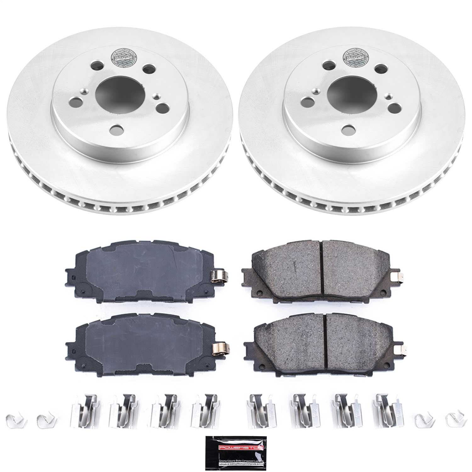 Power Stop - CRK7701 - Front - Disc Brake Pad and Rotor Kit image 1