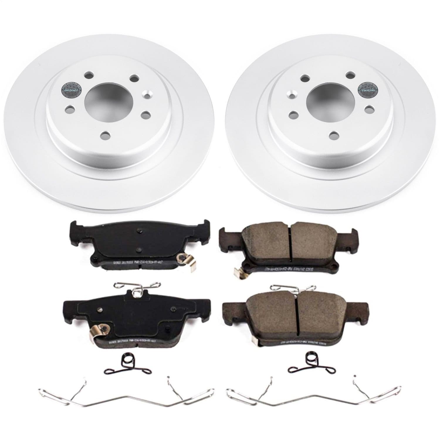Power Stop - CRK7716 - Rear - Disc Brake Pad and Rotor Kit image 1