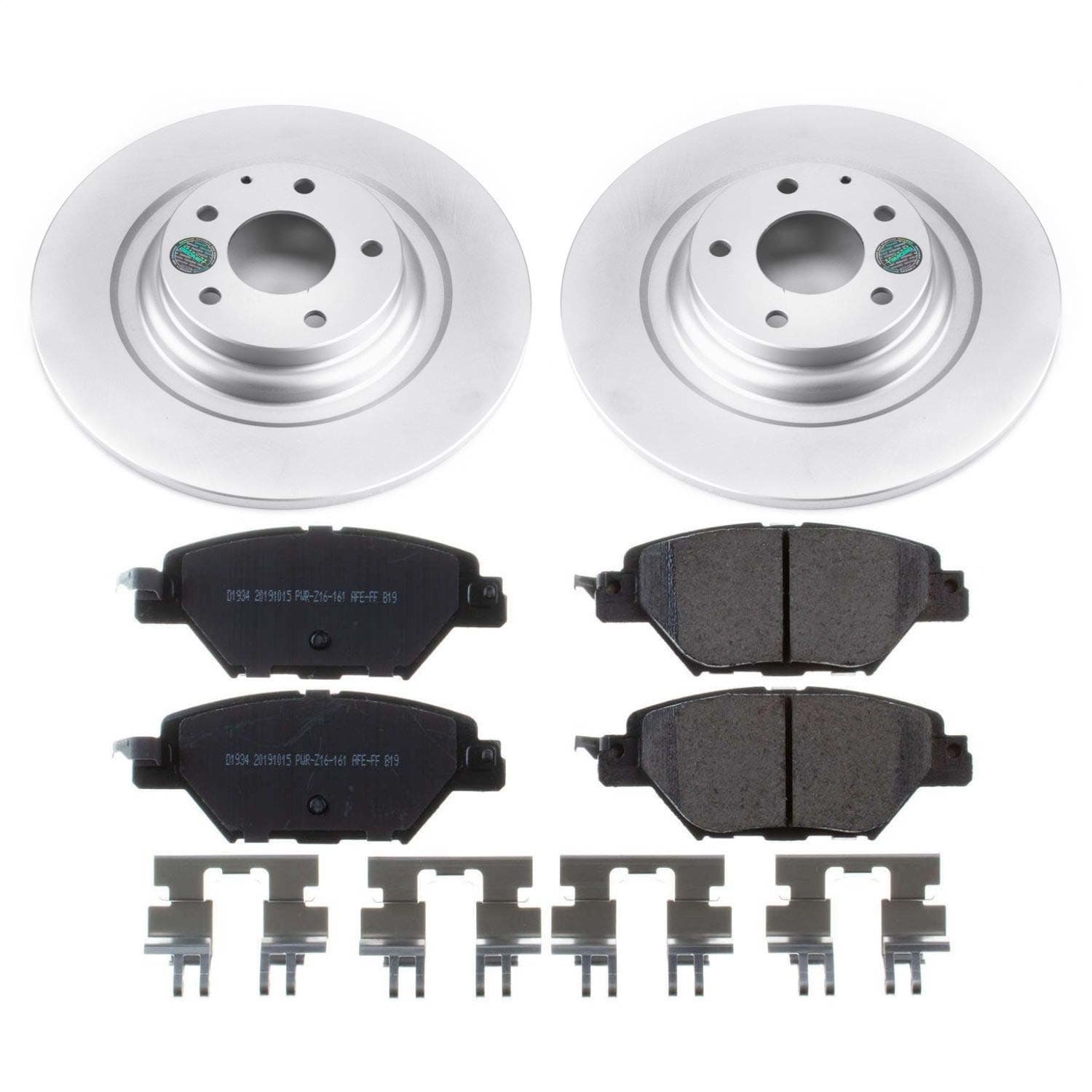 Power Stop - CRK7742 - Rear - Disc Brake Pad and Rotor Kit image 1