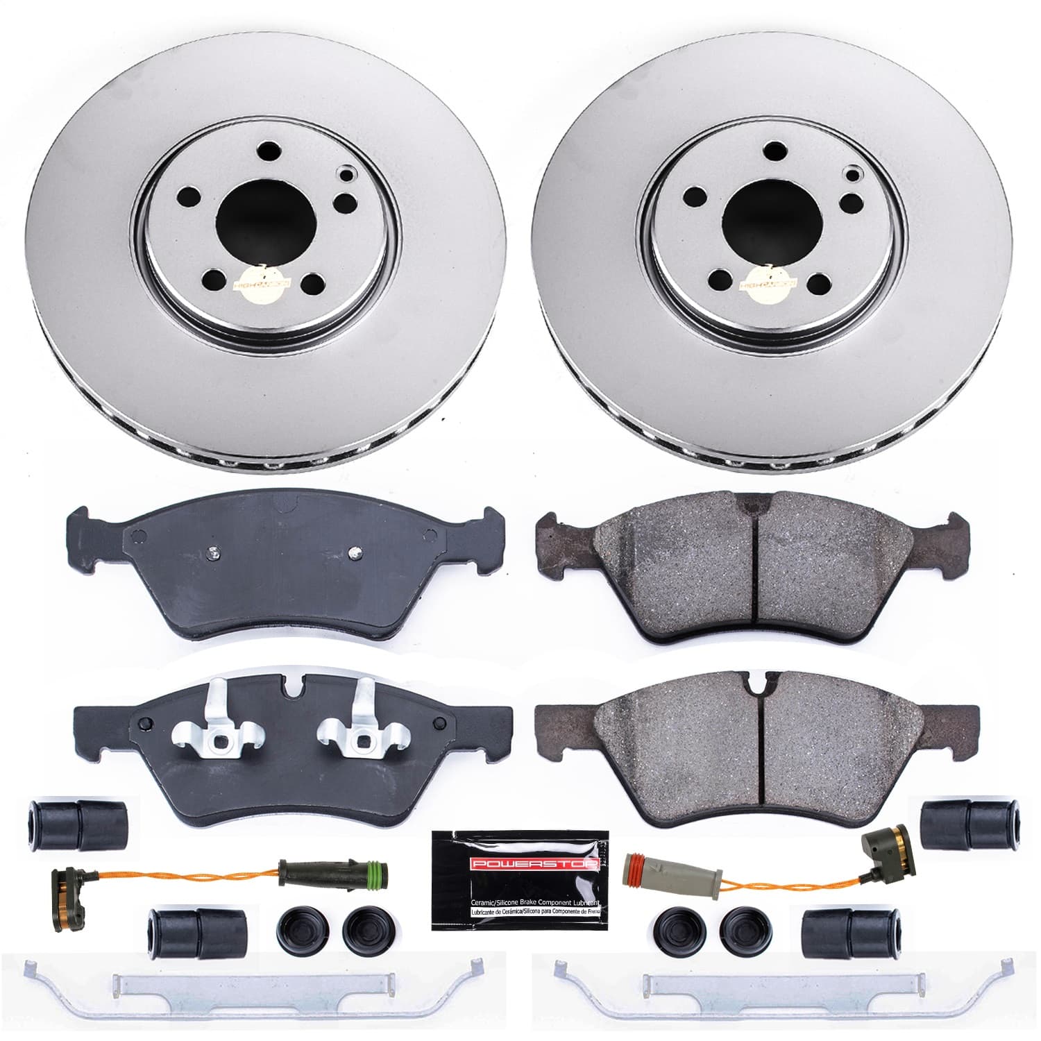 Power Stop - CRK7768 - Front - Disc Brake Pad and Rotor Kit image 1