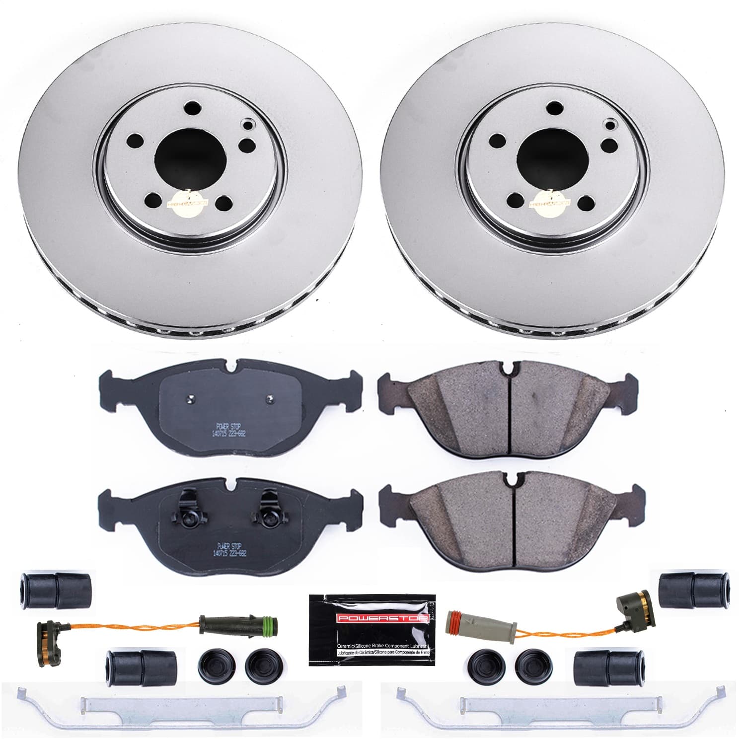 Power Stop - CRK7769 - Front - Disc Brake Pad and Rotor Kit image 1