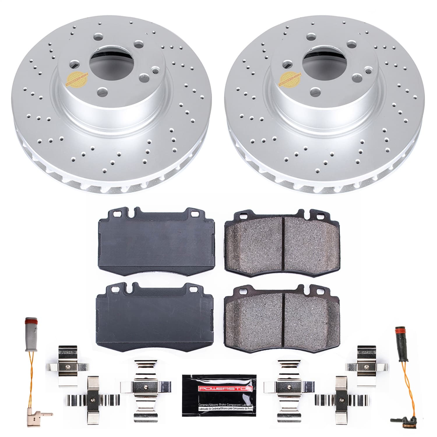 Power Stop - CRK7770 - Front - Disc Brake Pad and Rotor Kit image 1