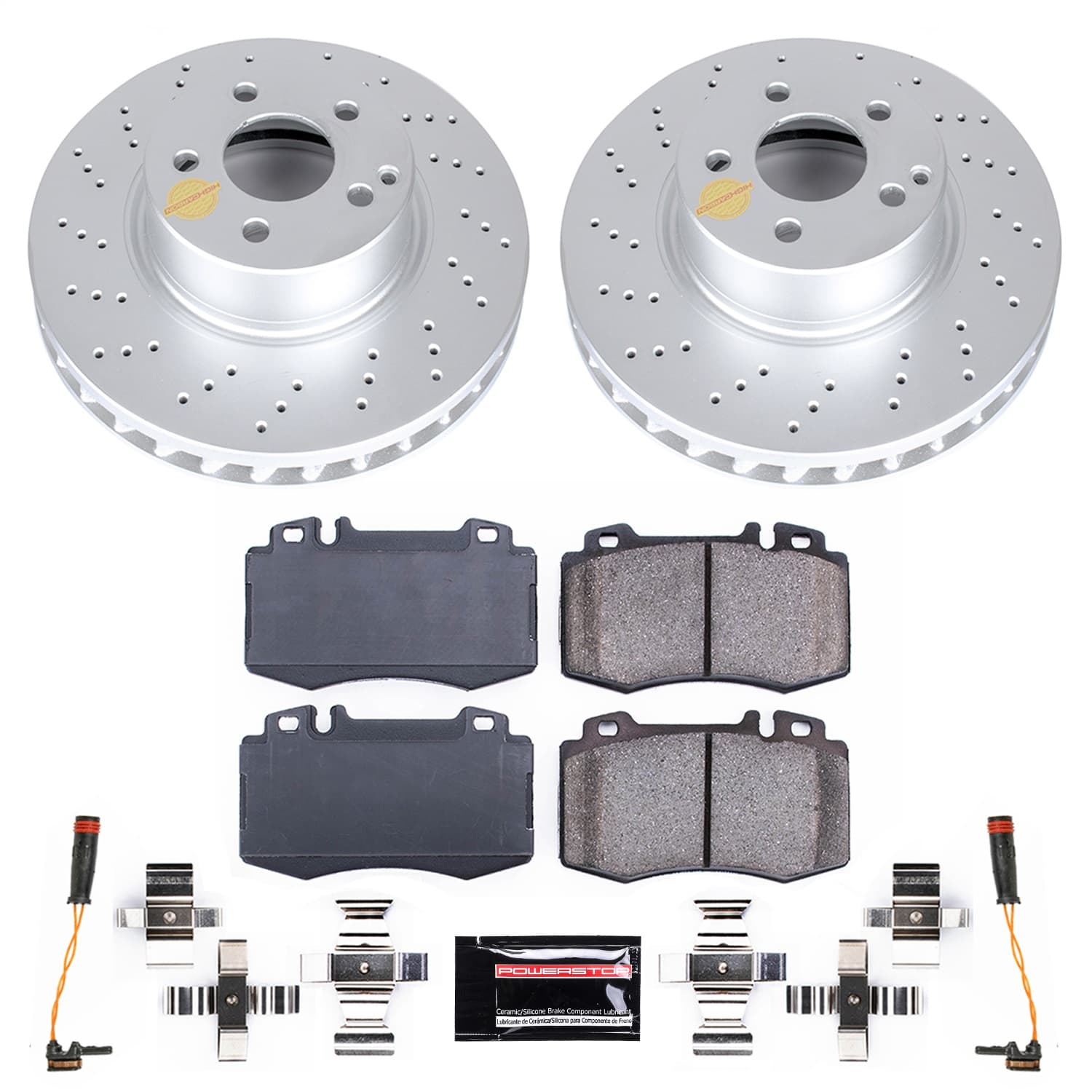 Power Stop - CRK7771 - Front - Disc Brake Pad and Rotor Kit image 1