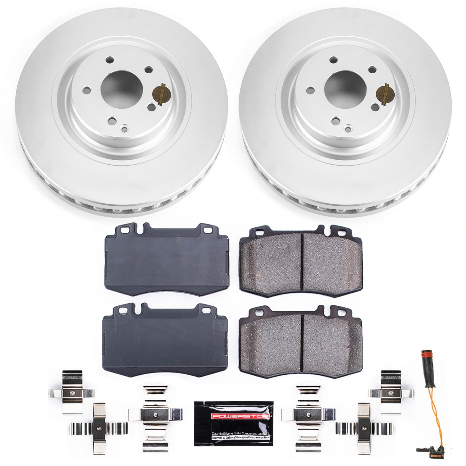 Power Stop - CRK7788 - Front - Disc Brake Pad and Rotor Kit image 1