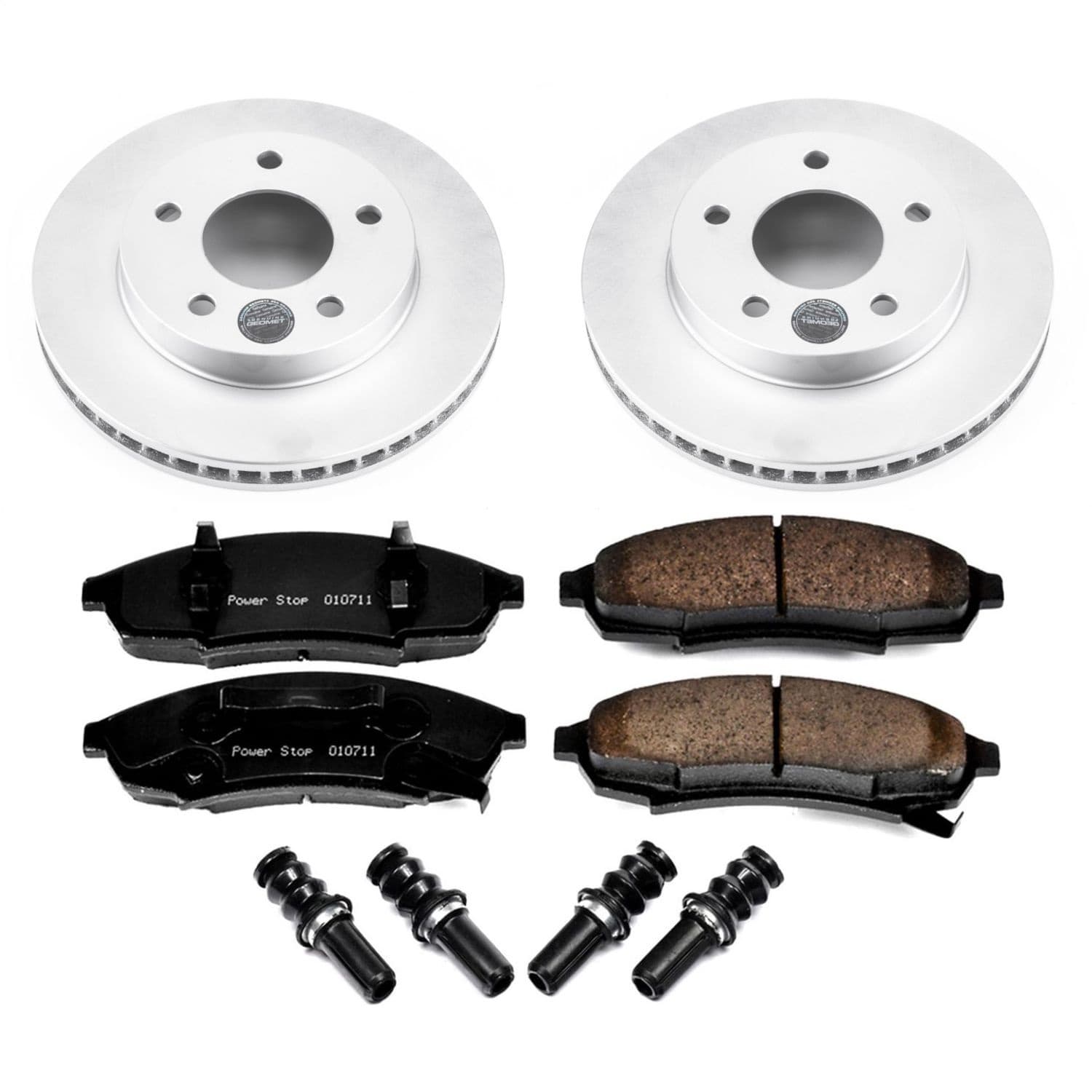 Power Stop - CRK7794 - Front - Disc Brake Pad and Rotor Kit image 1