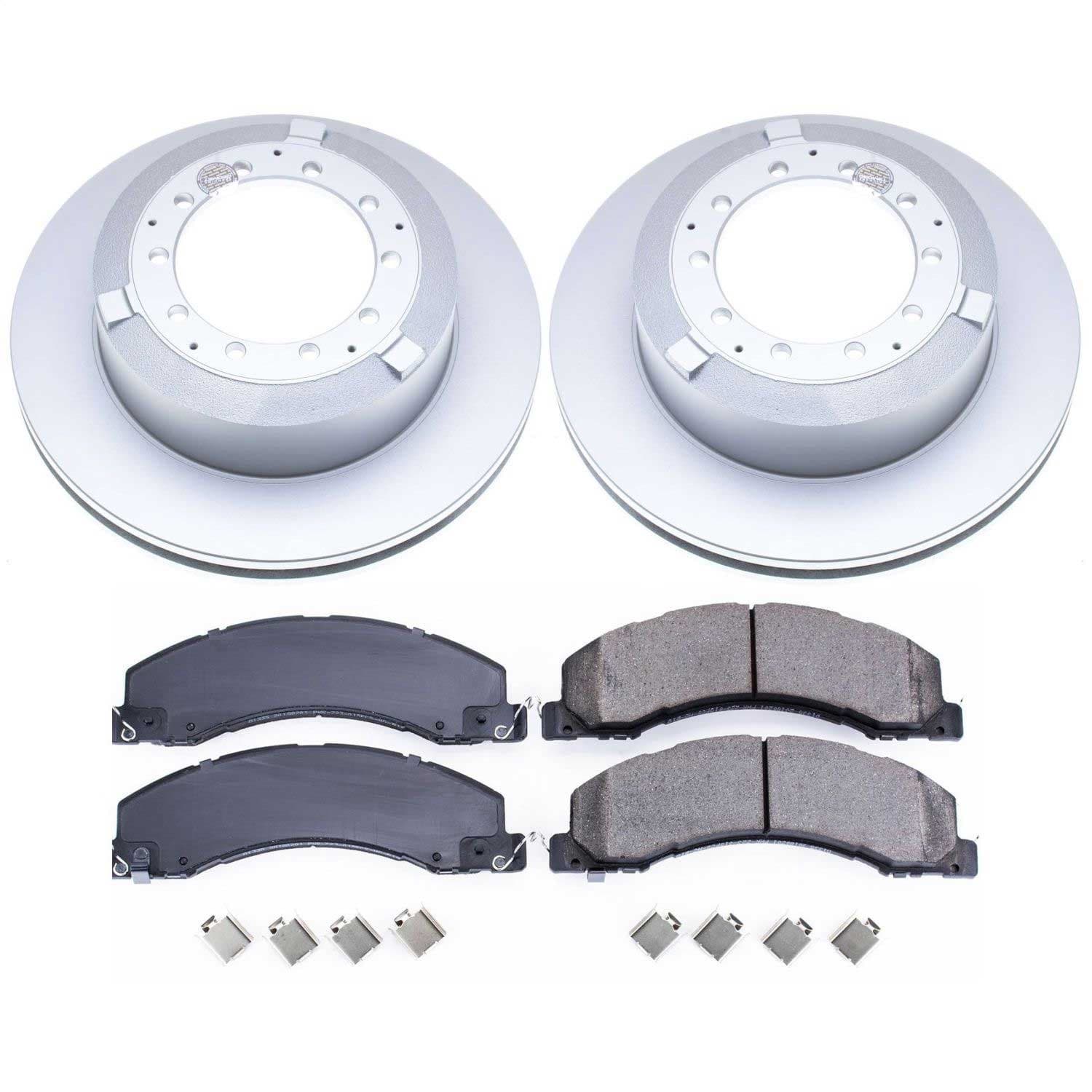 Power Stop - CRK7800 - Rear - Disc Brake Pad and Rotor Kit image 1