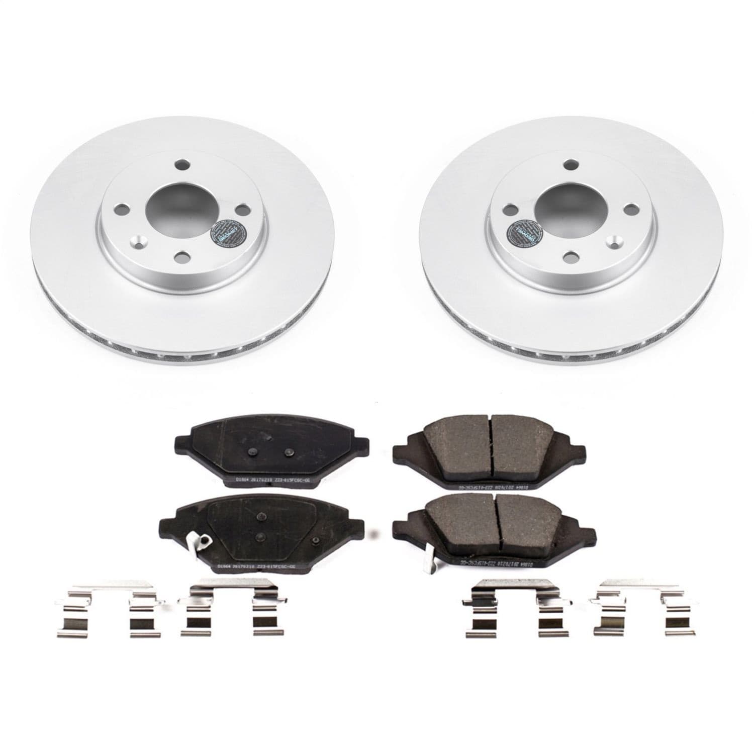 Power Stop - CRK7844 - Front - Disc Brake Pad and Rotor Kit image 1