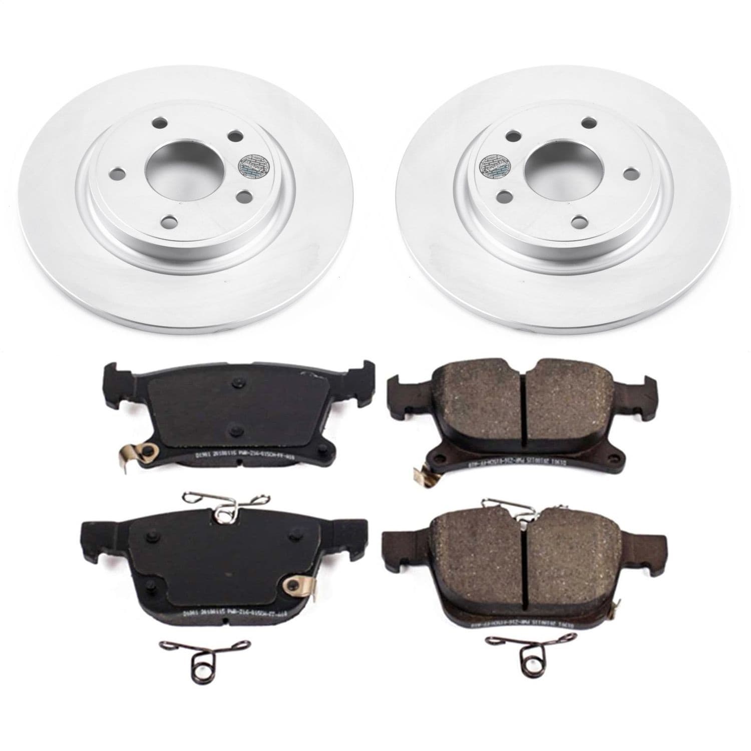 Power Stop - CRK7845 - Rear - Disc Brake Pad and Rotor Kit image 1