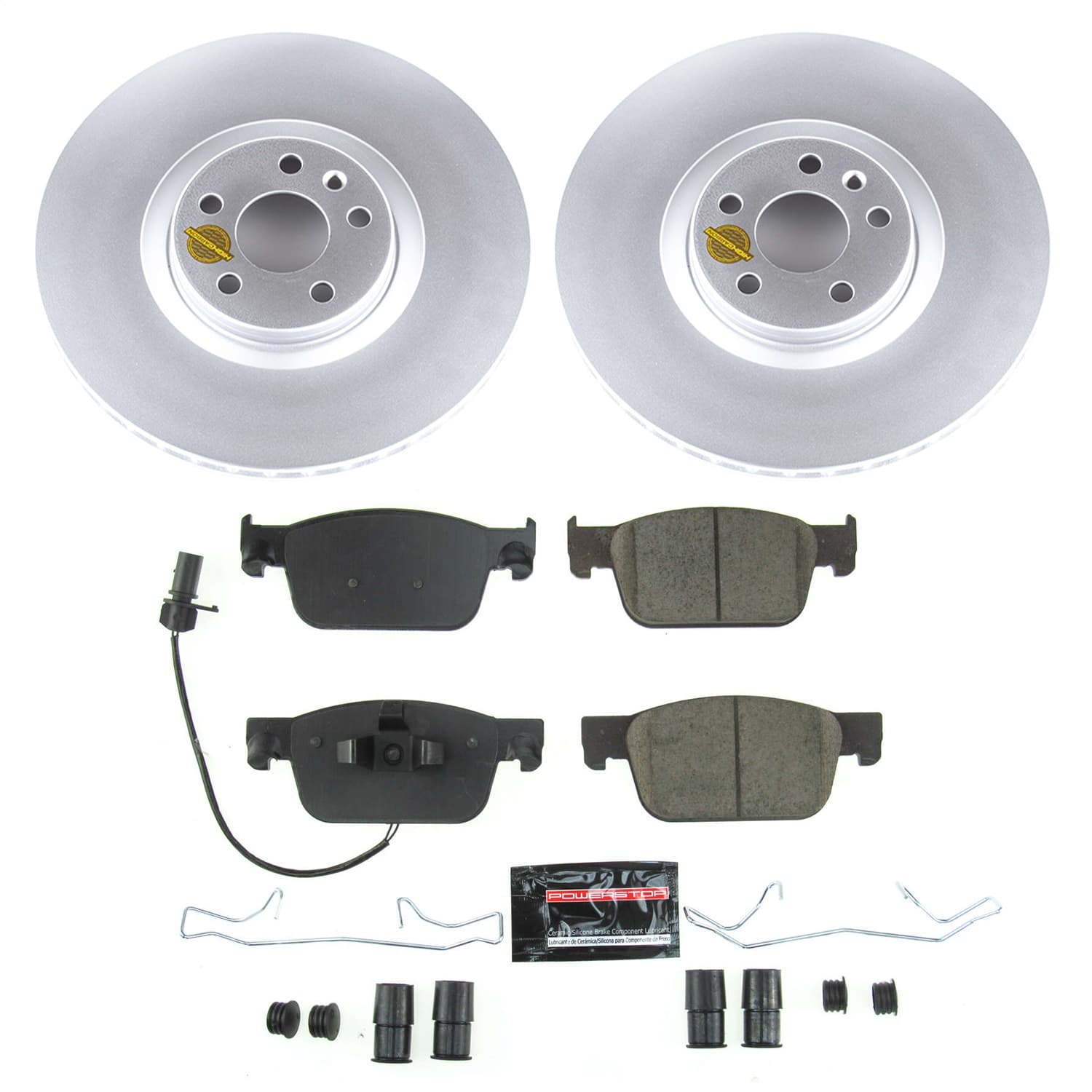 Power Stop - CRK7860 - Front - Disc Brake Pad and Rotor Kit image 1