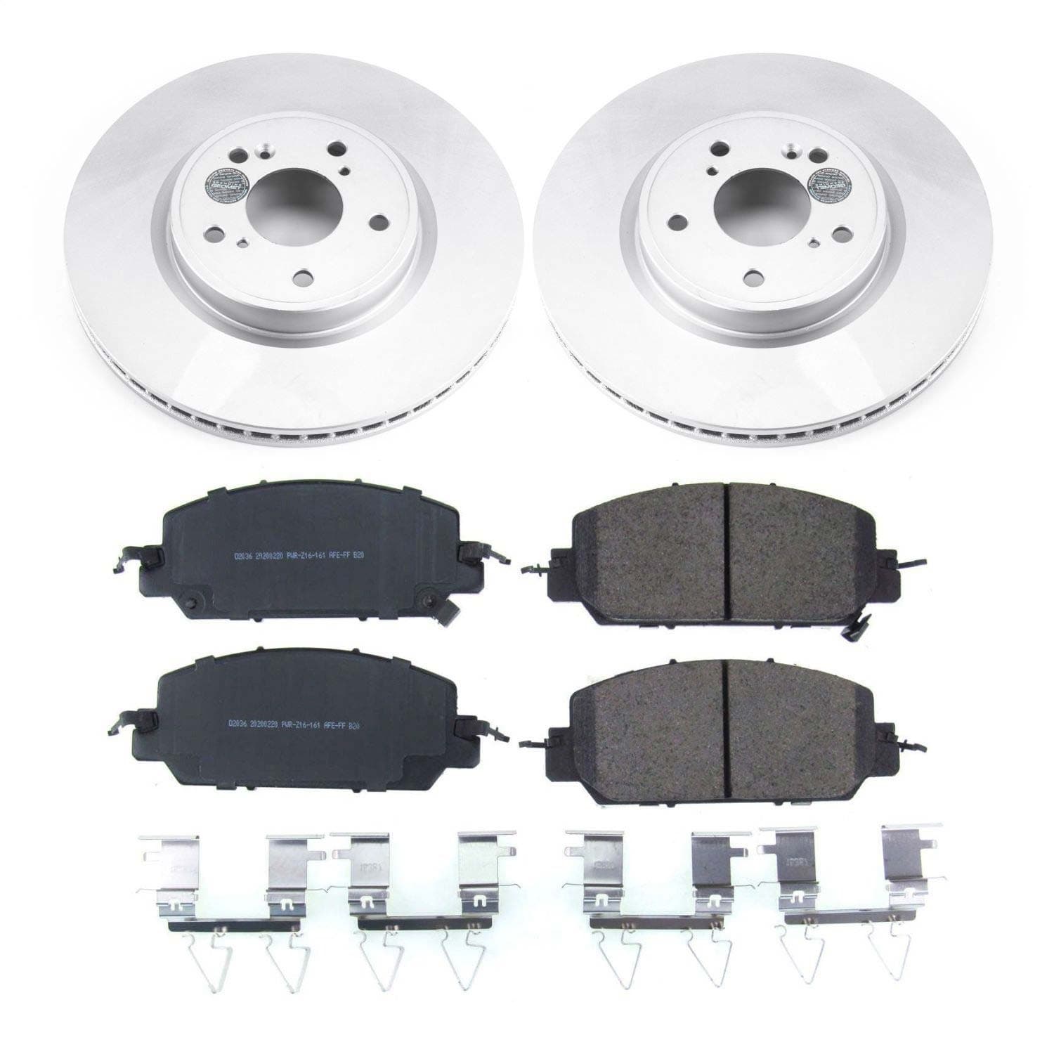 Power Stop - CRK7872 - Front - Disc Brake Pad and Rotor Kit image 1
