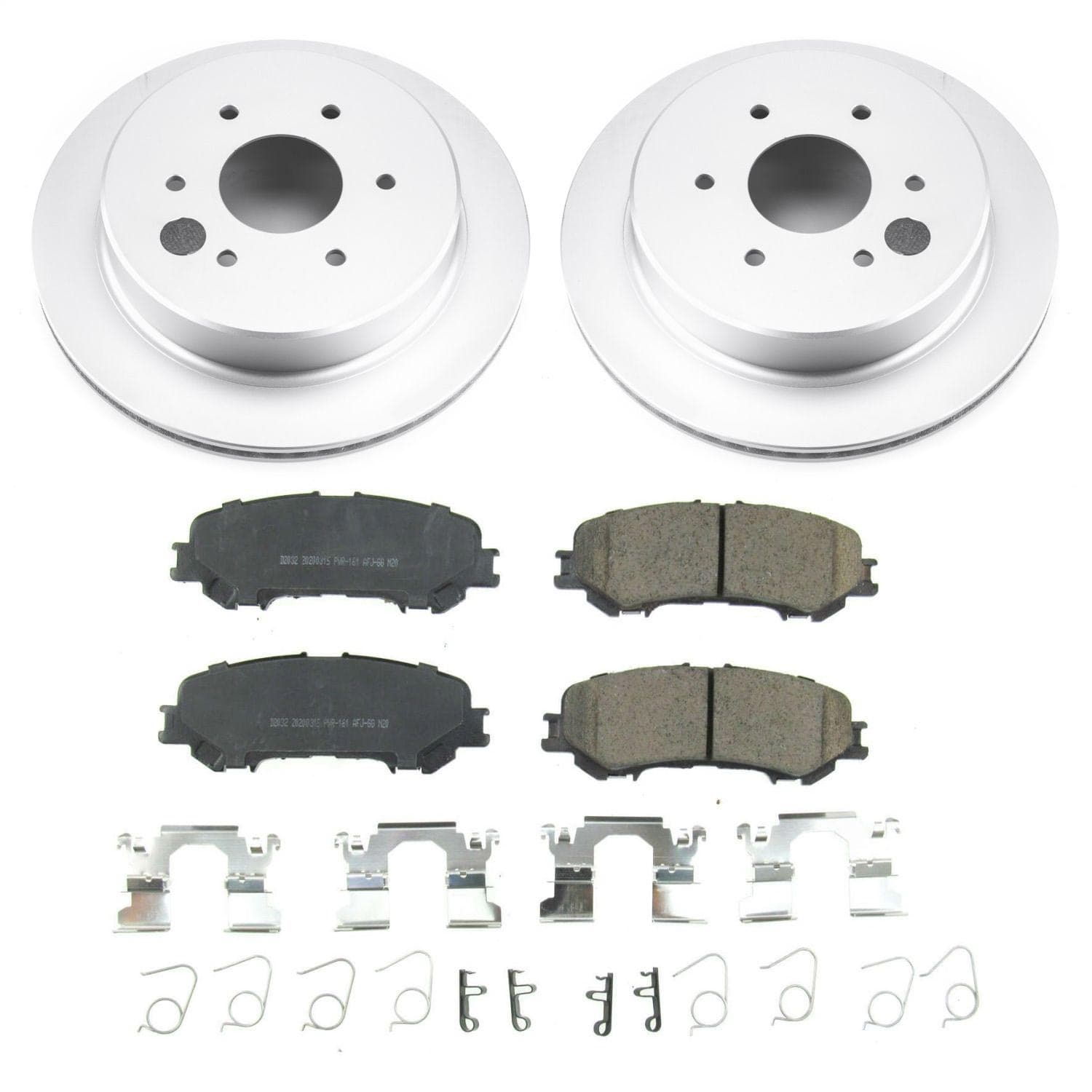 Power Stop - CRK7874 - Rear - Disc Brake Pad and Rotor Kit image 1