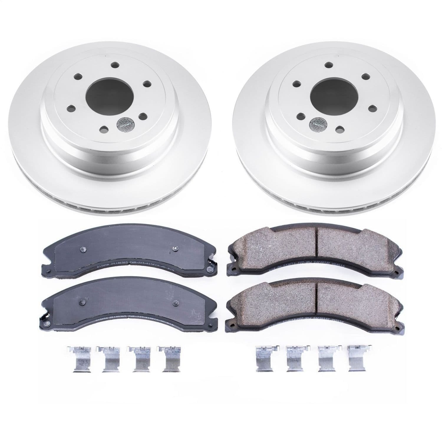 Power Stop - CRK7877 - Rear - Disc Brake Pad and Rotor Kit image 1