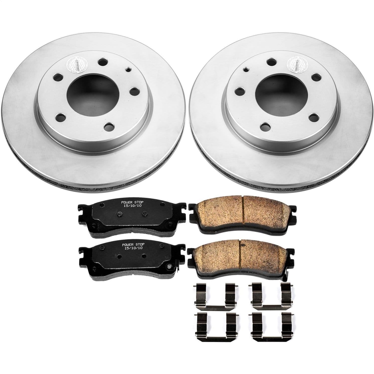 Power Stop - CRK788 - Front - Disc Brake Pad and Rotor Kit image 1