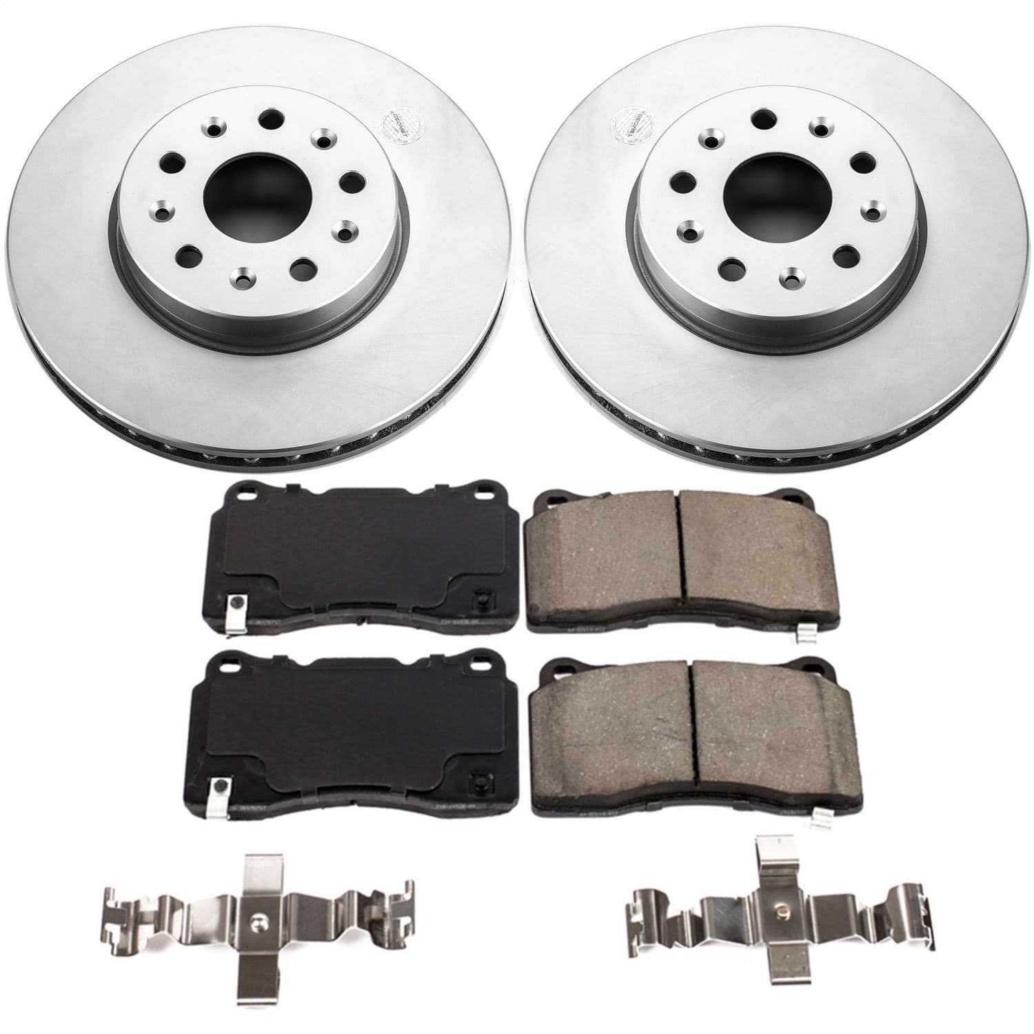 Power Stop - CRK7882 - Front - Disc Brake Pad and Rotor Kit image 1