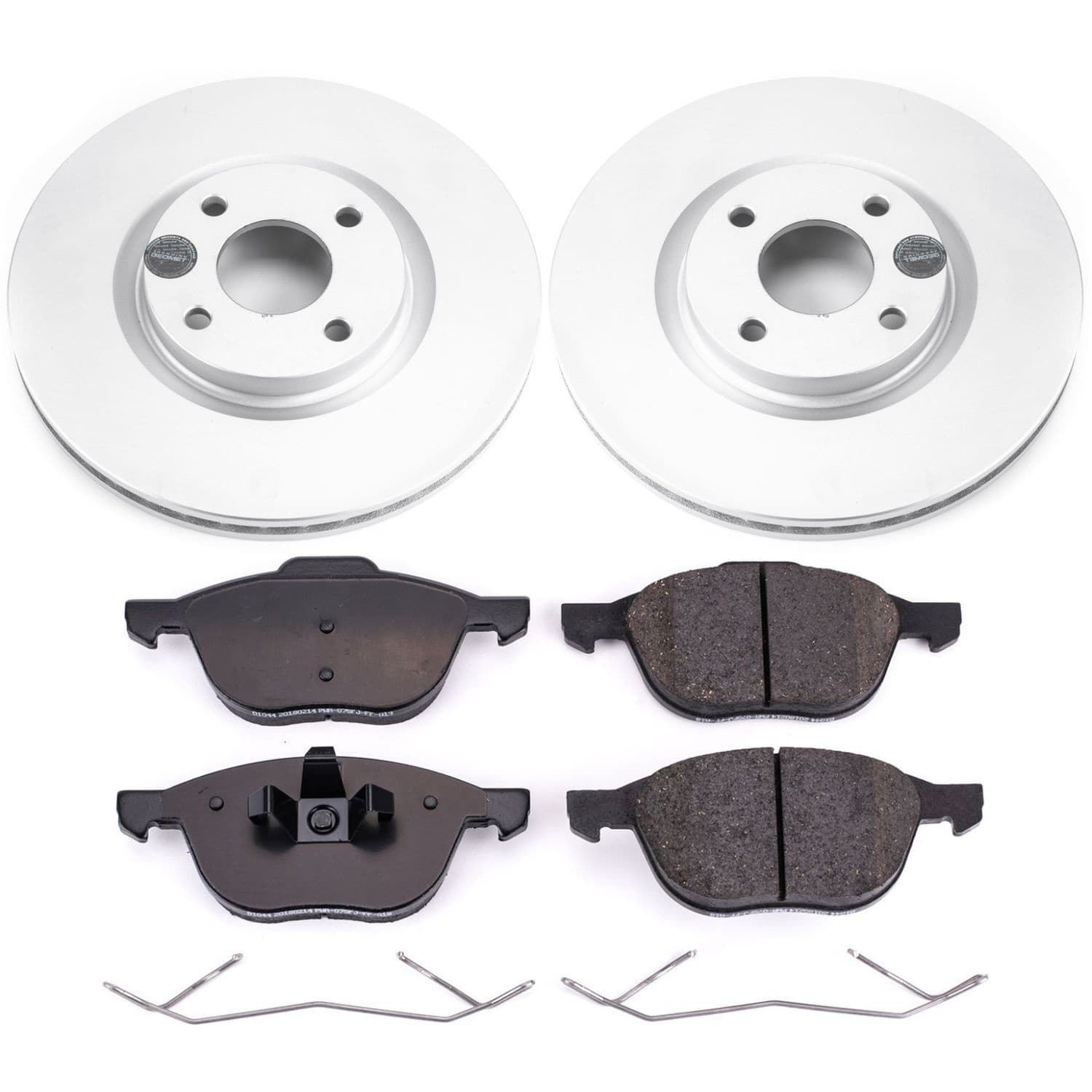 Power Stop - CRK7884 - Front - Disc Brake Pad and Rotor Kit image 1