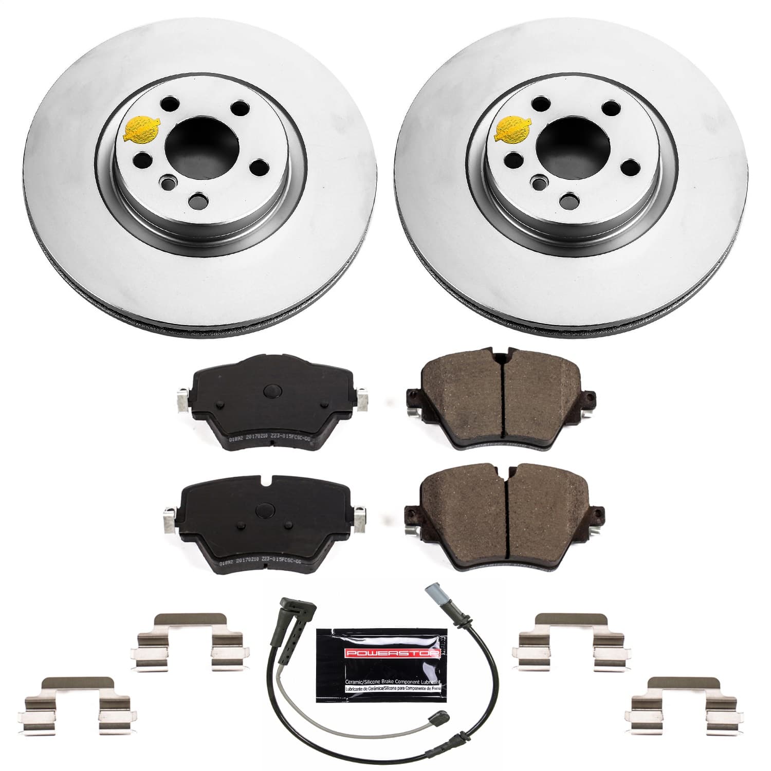 Power Stop - CRK7888 - Front - Disc Brake Pad and Rotor Kit image 1