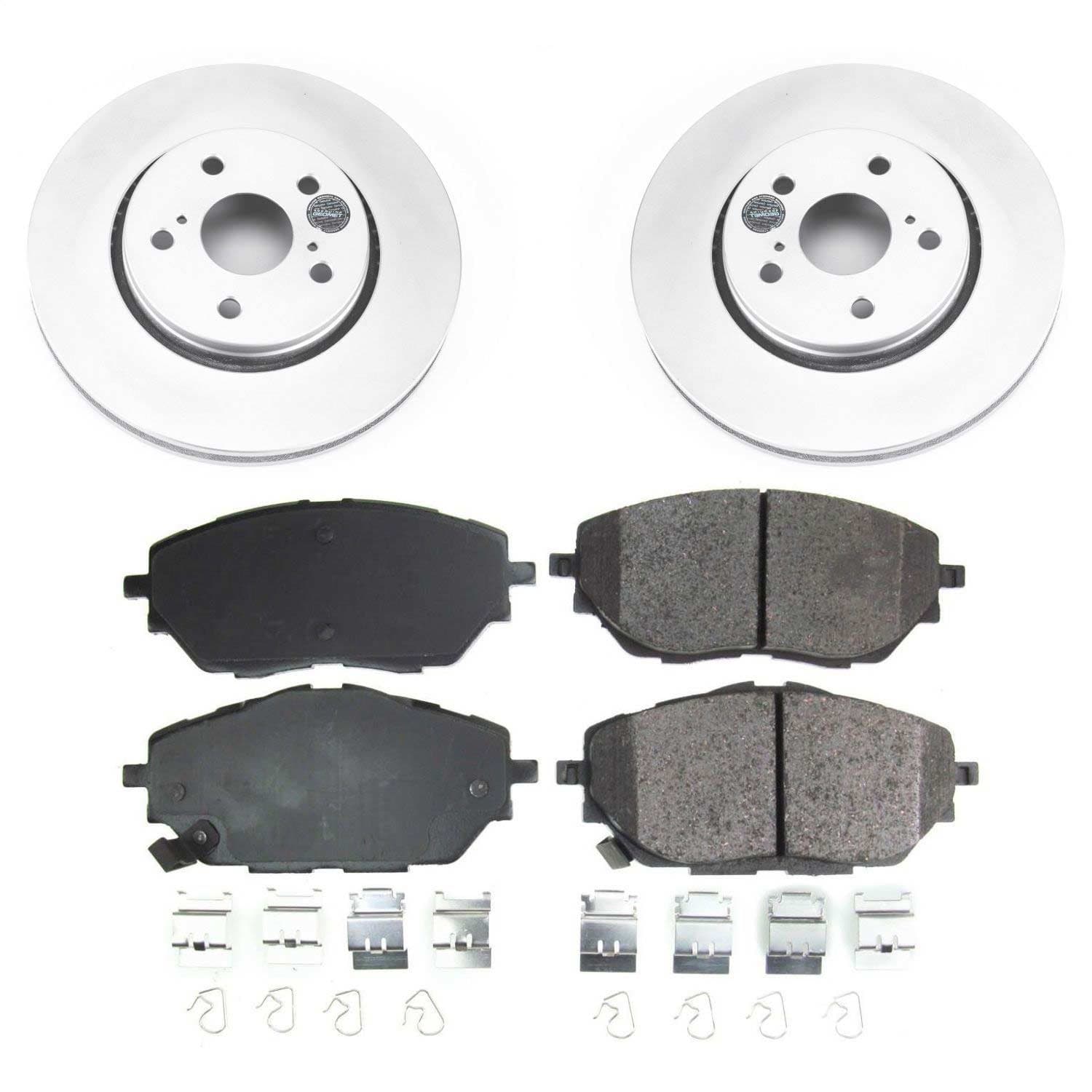 Power Stop - CRK7890 - Front - Disc Brake Pad and Rotor Kit image 1