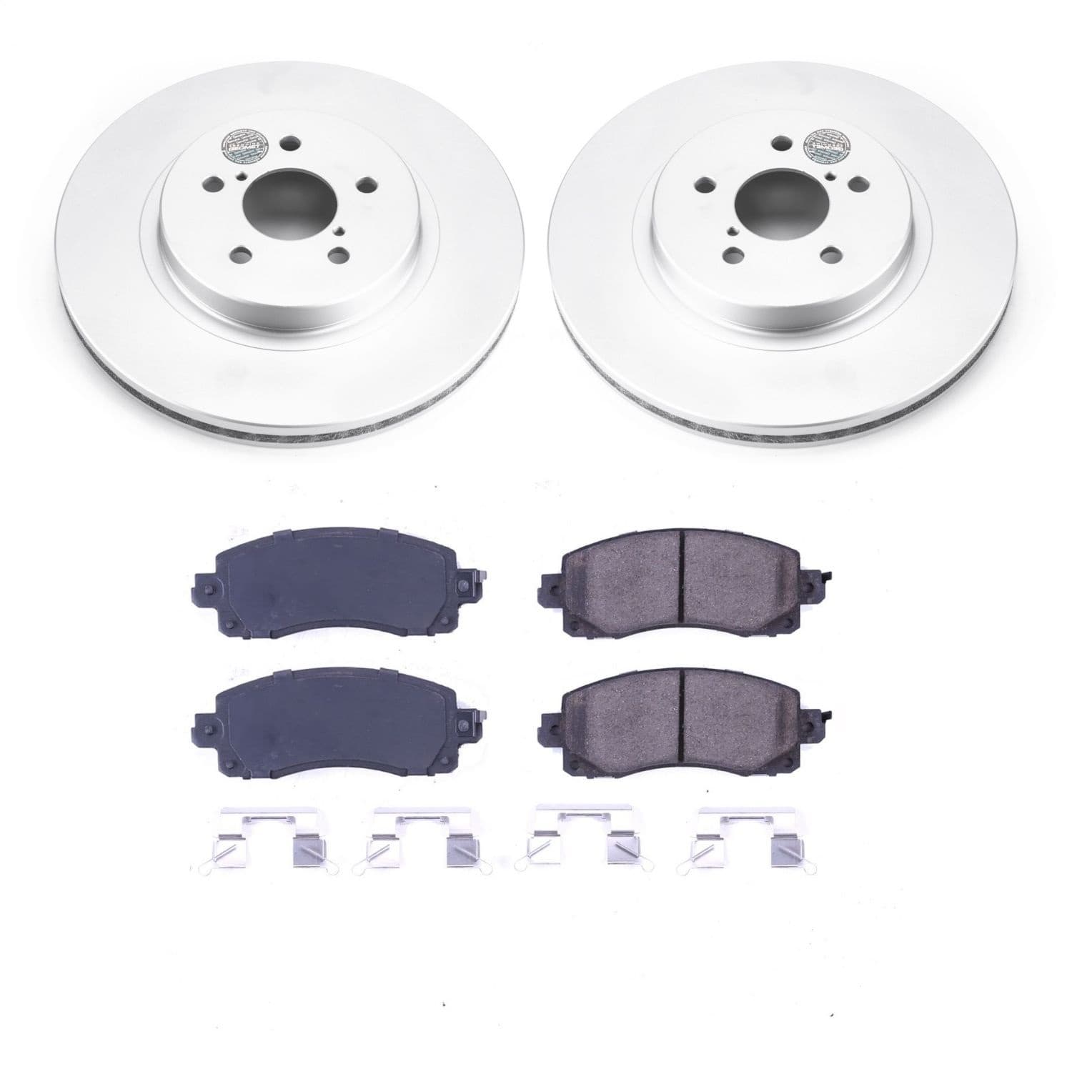 Power Stop - CRK7892 - Front - Disc Brake Pad and Rotor Kit image 1
