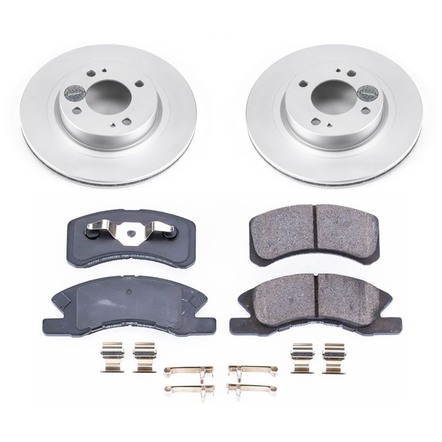 Power Stop - CRK7894 - Front - Disc Brake Pad and Rotor Kit image 1