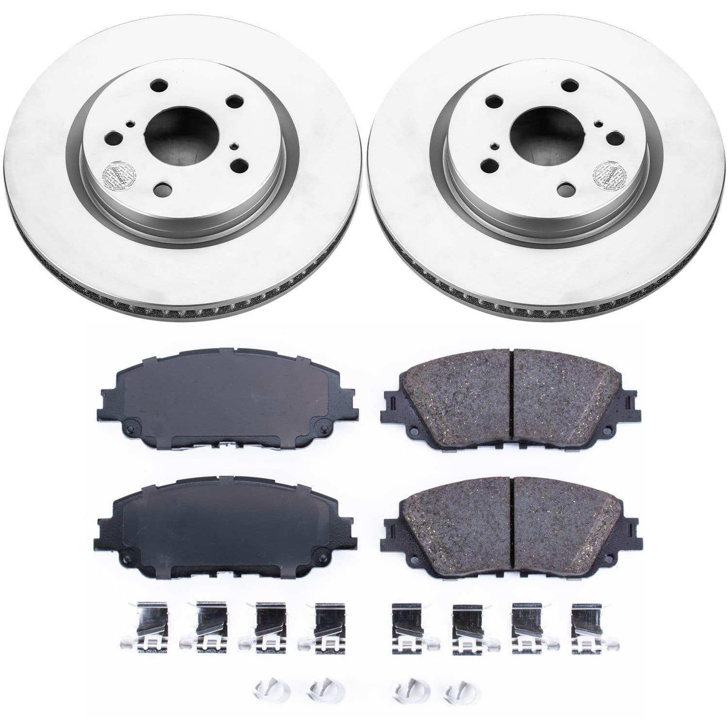 Power Stop - CRK7895 - Front - Disc Brake Pad and Rotor Kit image 1
