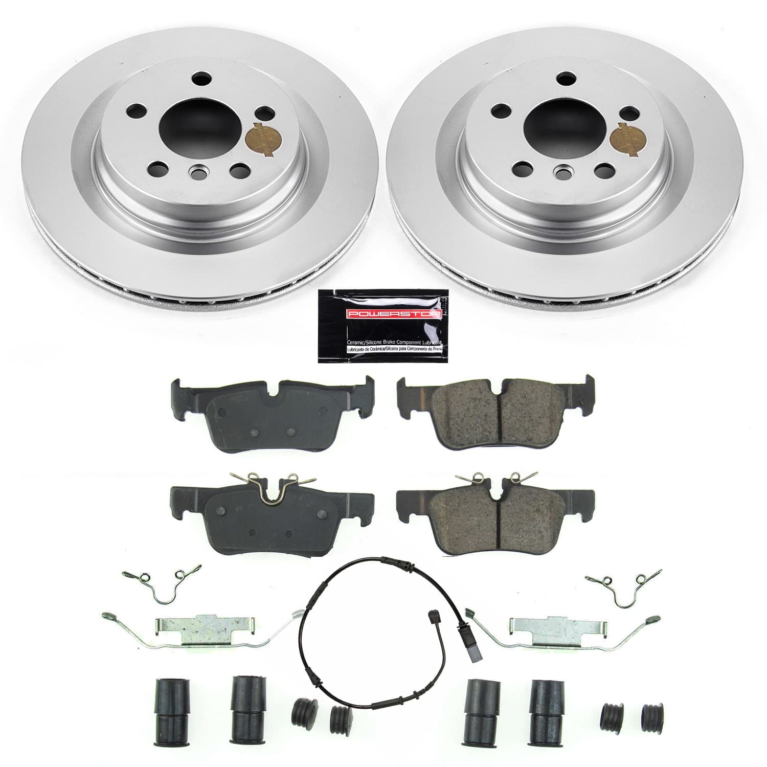 Power Stop - CRK7899 - Rear - Disc Brake Pad and Rotor Kit image 1