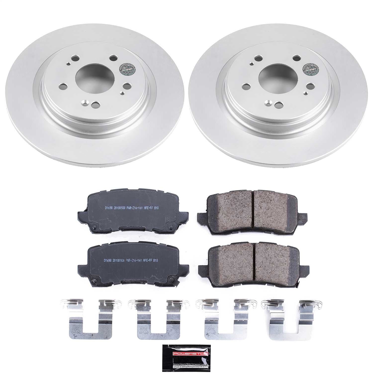 Power Stop - CRK7903 - Rear - Disc Brake Pad and Rotor Kit image 1