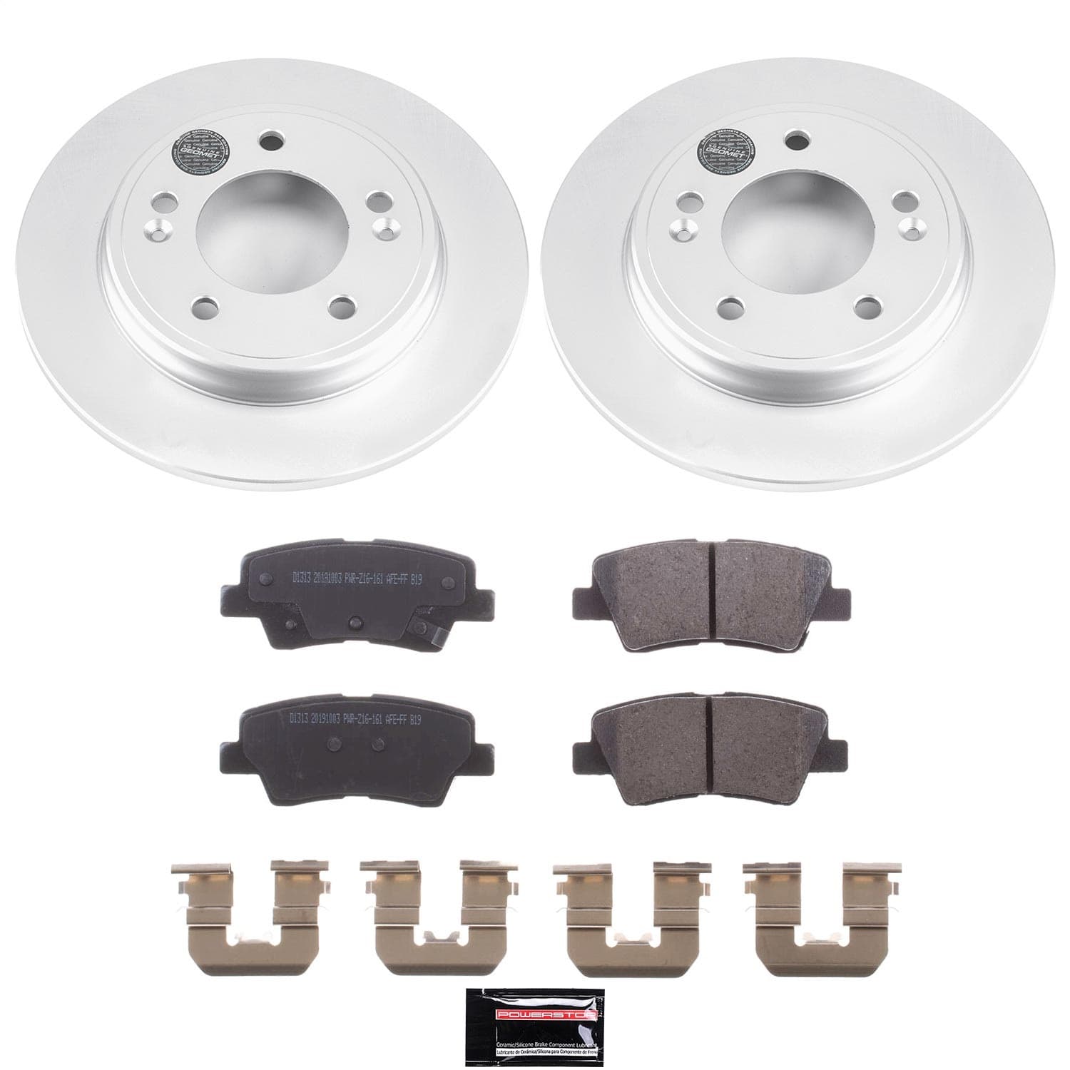 Power Stop - CRK7904 - Rear - Disc Brake Pad and Rotor Kit image 1