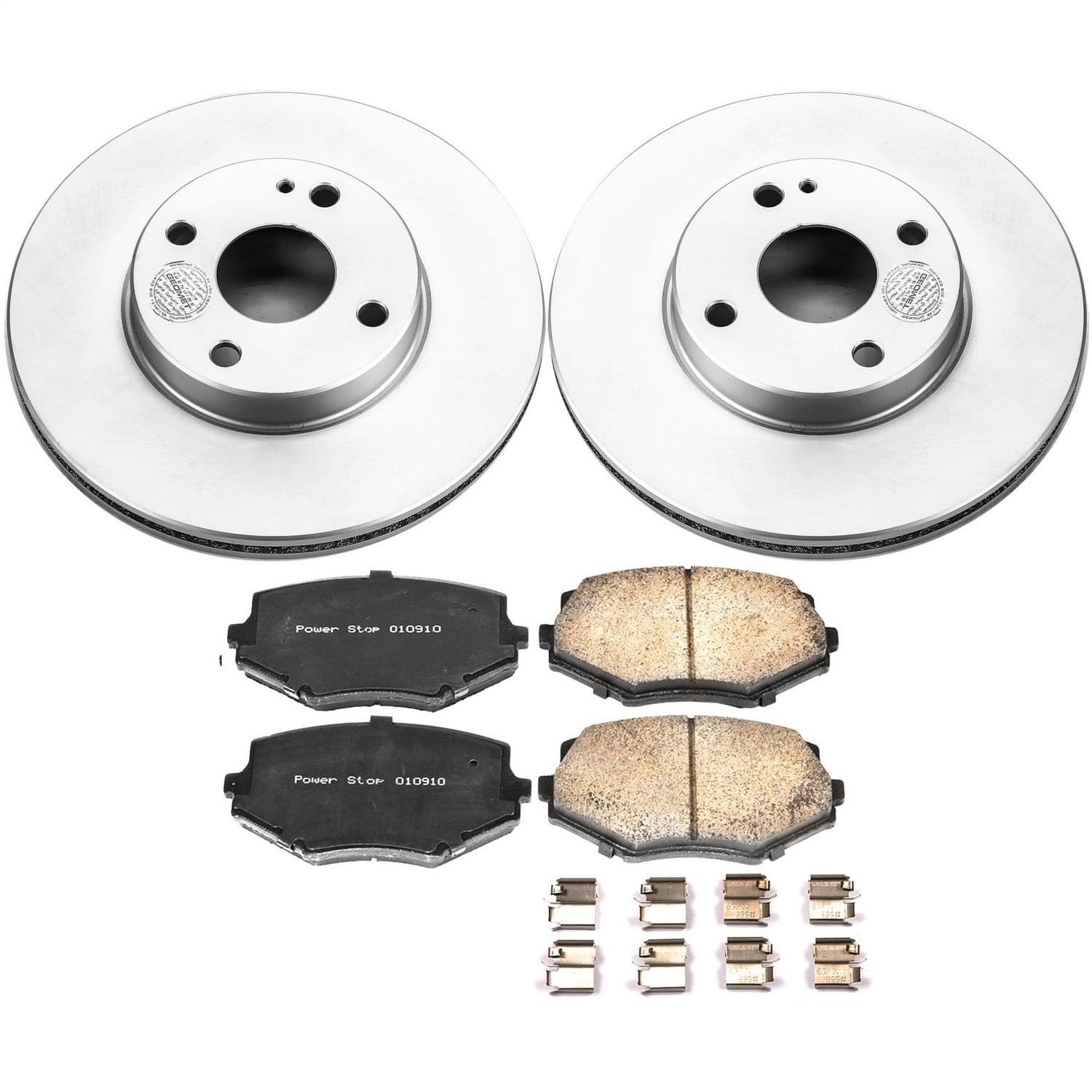 Power Stop - CRK793 - Front - Disc Brake Pad and Rotor Kit image 1