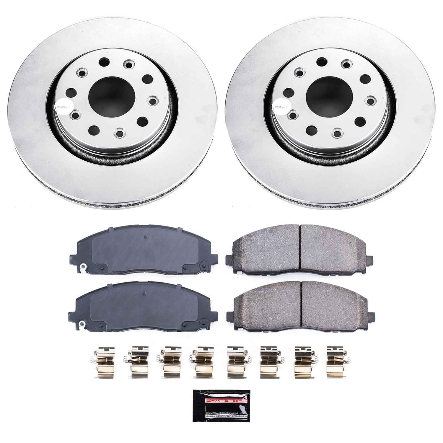 Power Stop - CRK7940 - Front - Disc Brake Pad and Rotor Kit image 1