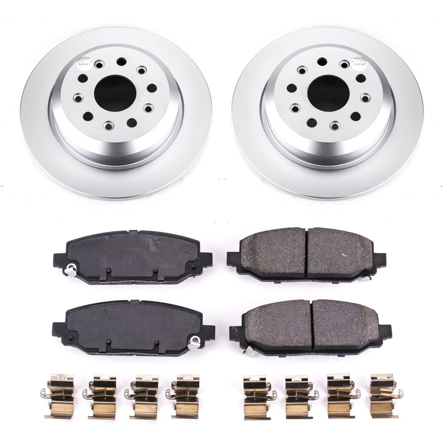 Power Stop - CRK7942 - Rear - Disc Brake Pad and Rotor Kit image 1
