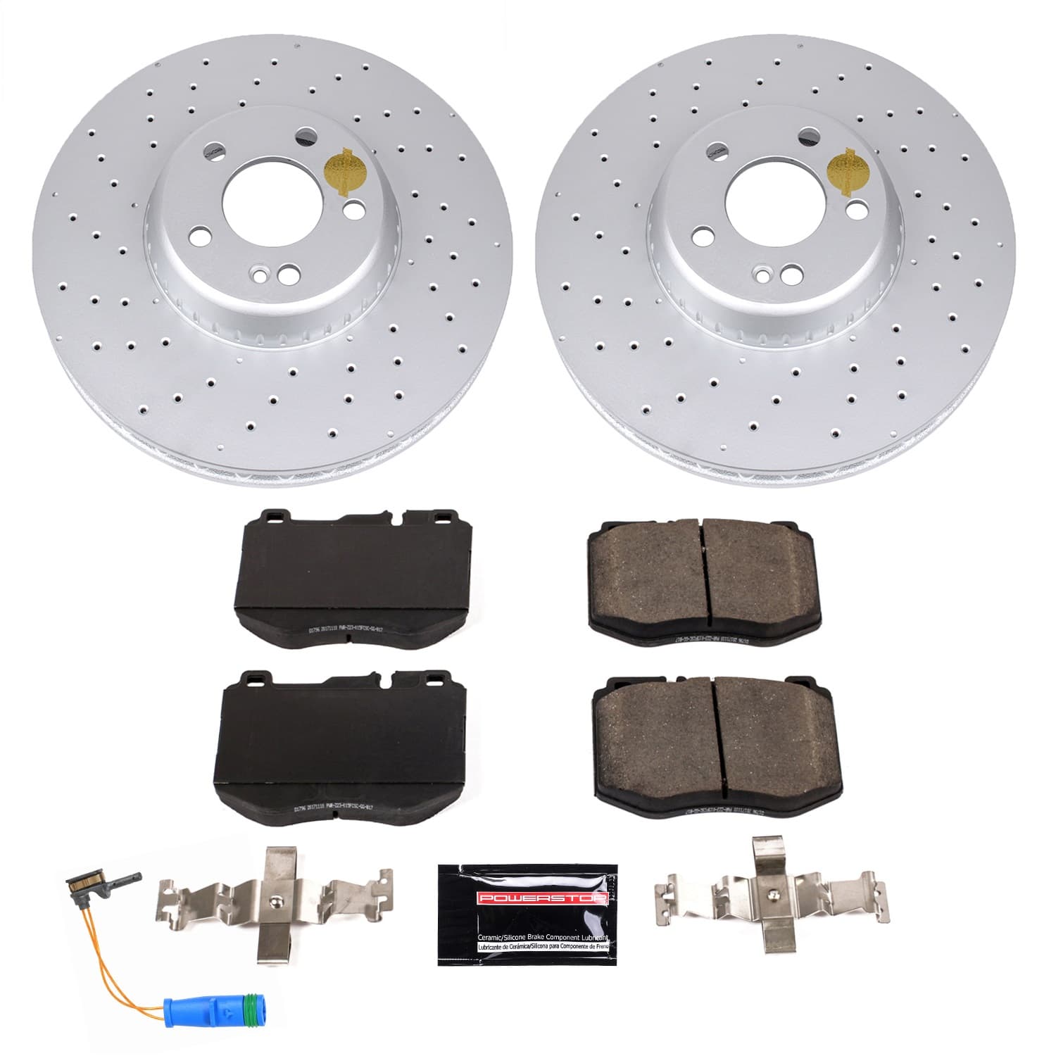 Power Stop - CRK7969 - Front - Disc Brake Pad and Rotor Kit image 1